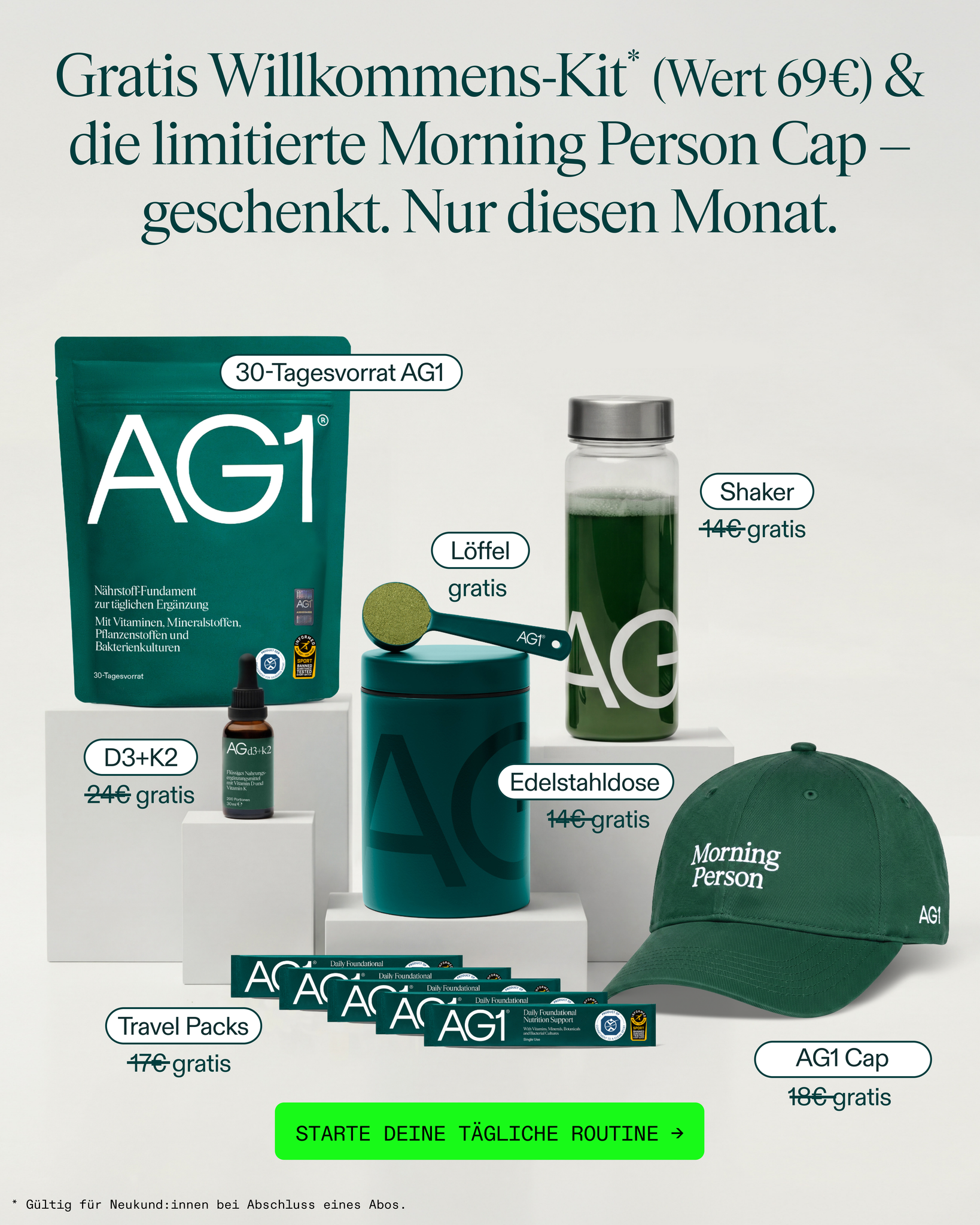 AG1 Deutschland Facebook ad