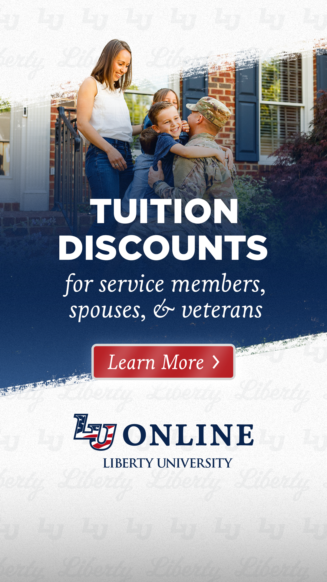 Liberty University Online Programs Facebook ad