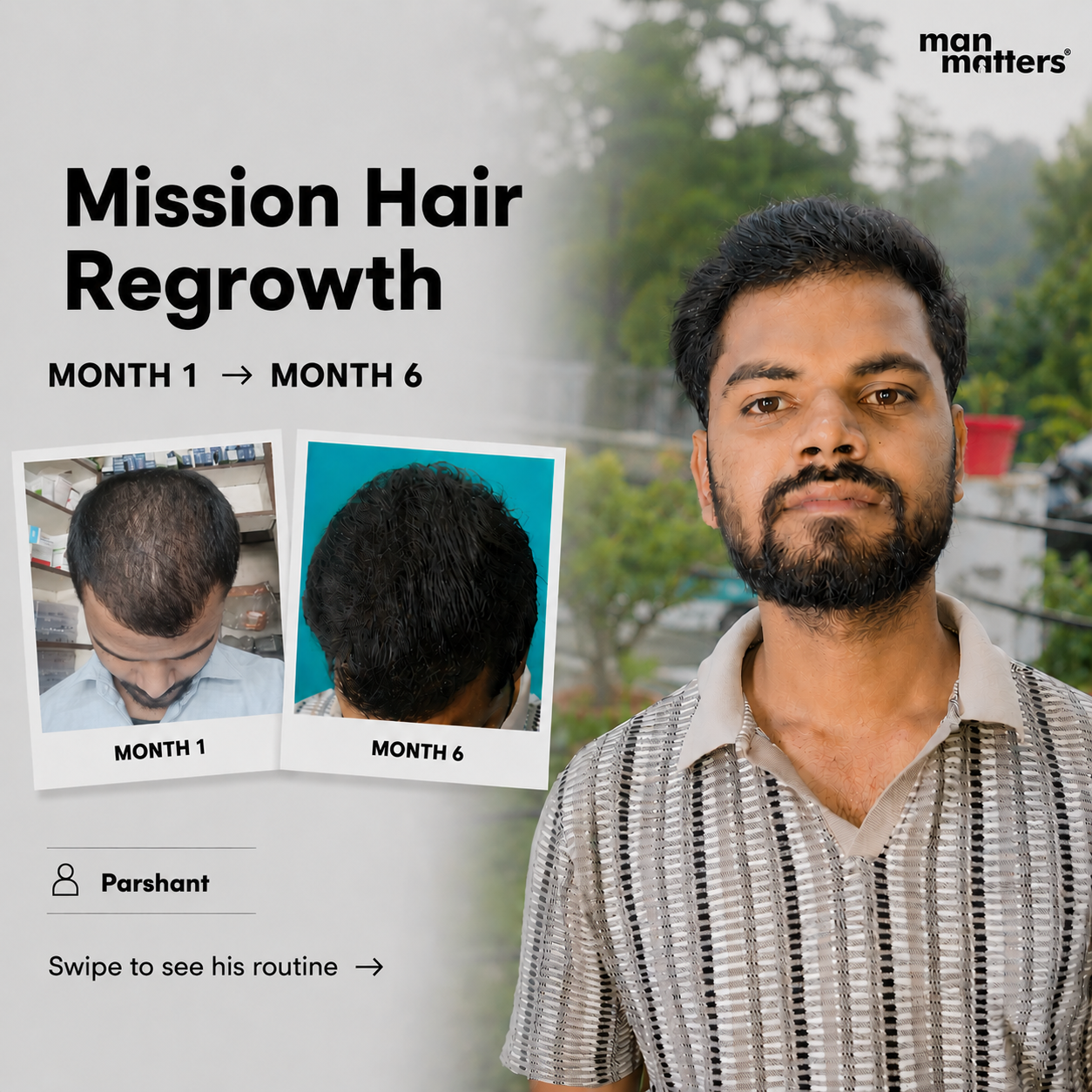 Hair Matters by Man Matters Facebook ad