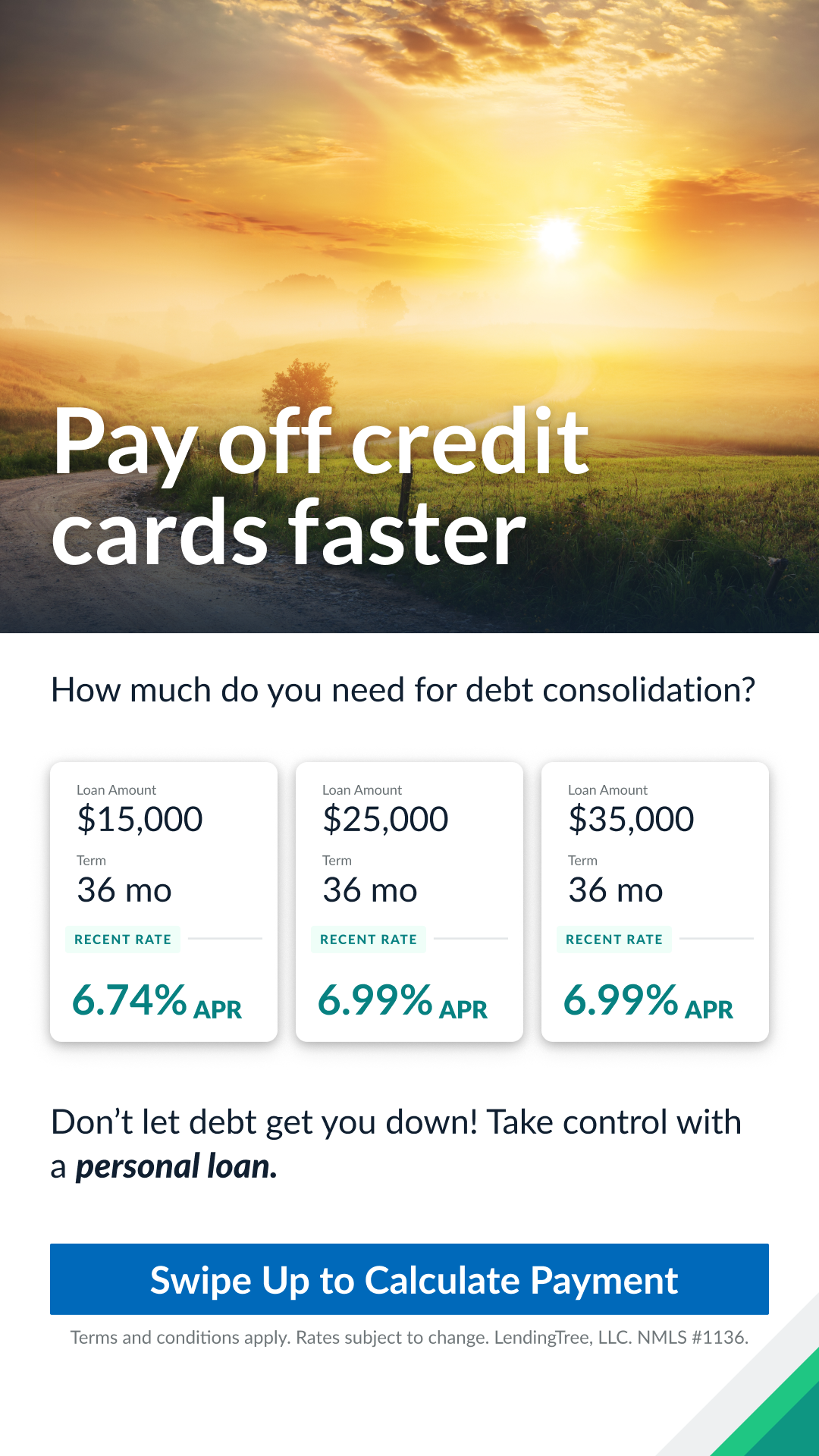 LendingTree Facebook ad