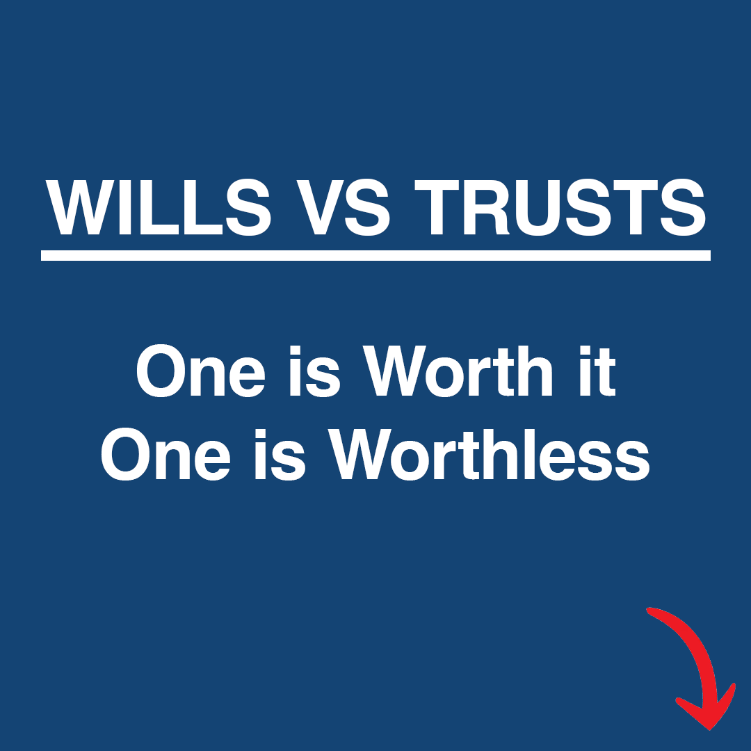 Linda Prescott Facebook ad: Bulletproof Trust!