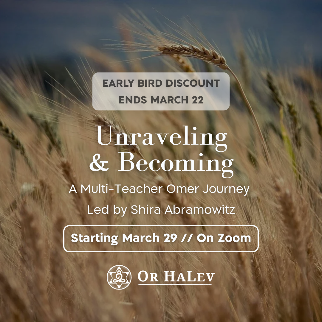 Or HaLev - Center for Jewish Spirituality & Meditation Facebook ad: Unravel & Renew This Shavuot