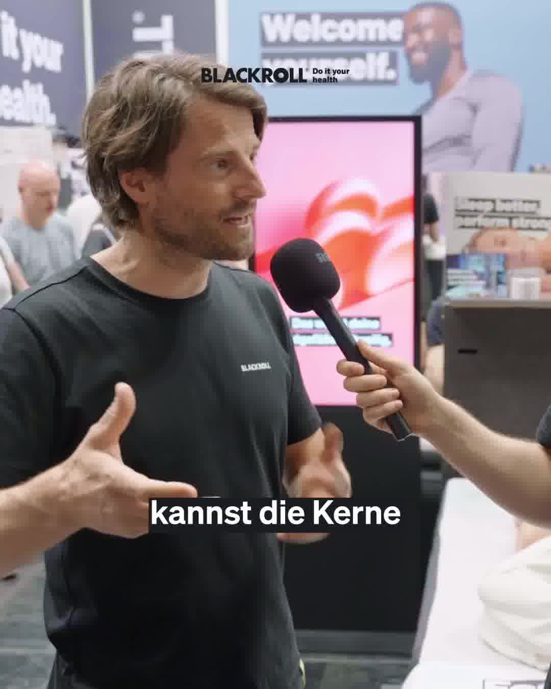Blackroll Facebook ad: Noch nie war Aufstehen so leicht