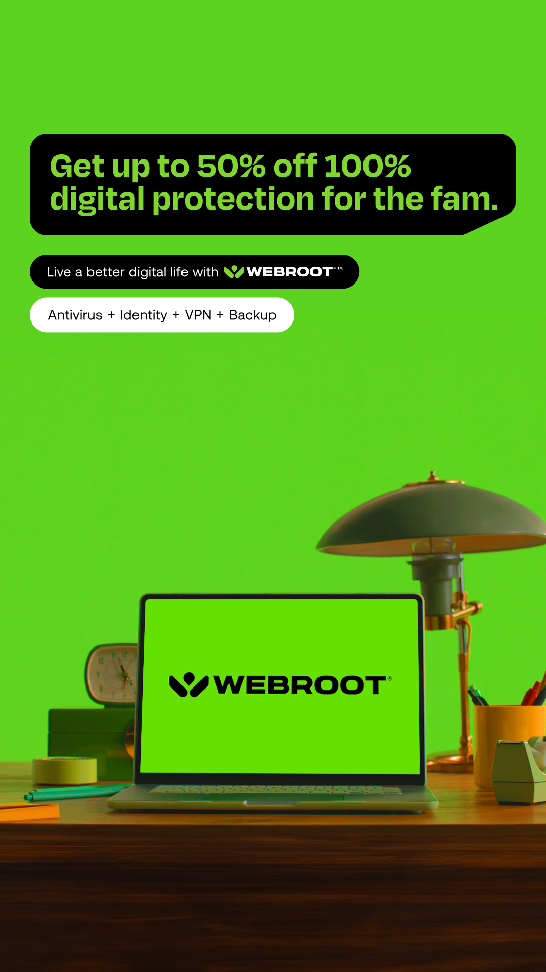Webroot Facebook ad