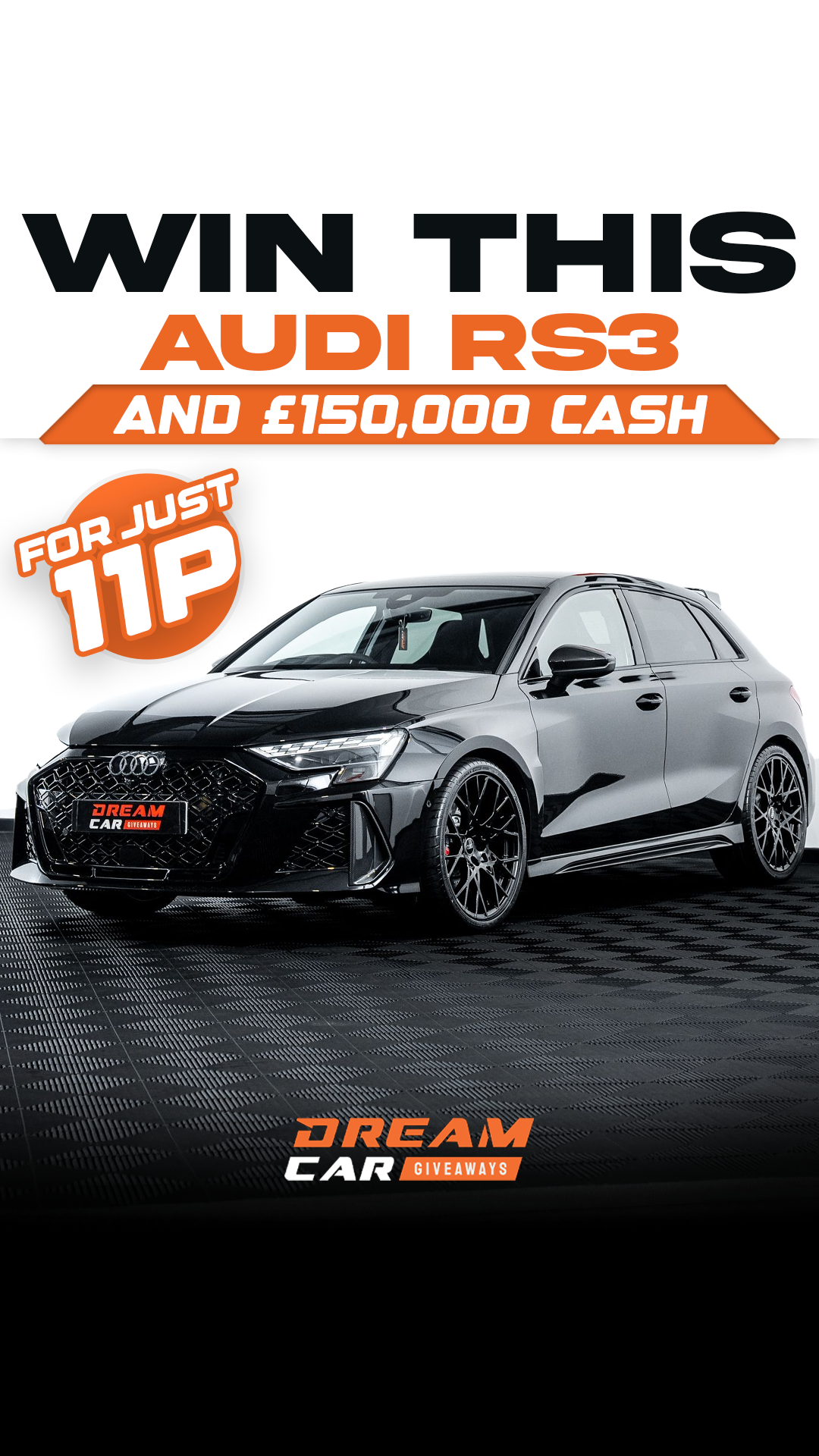 Dream Car Giveaways Facebook ad