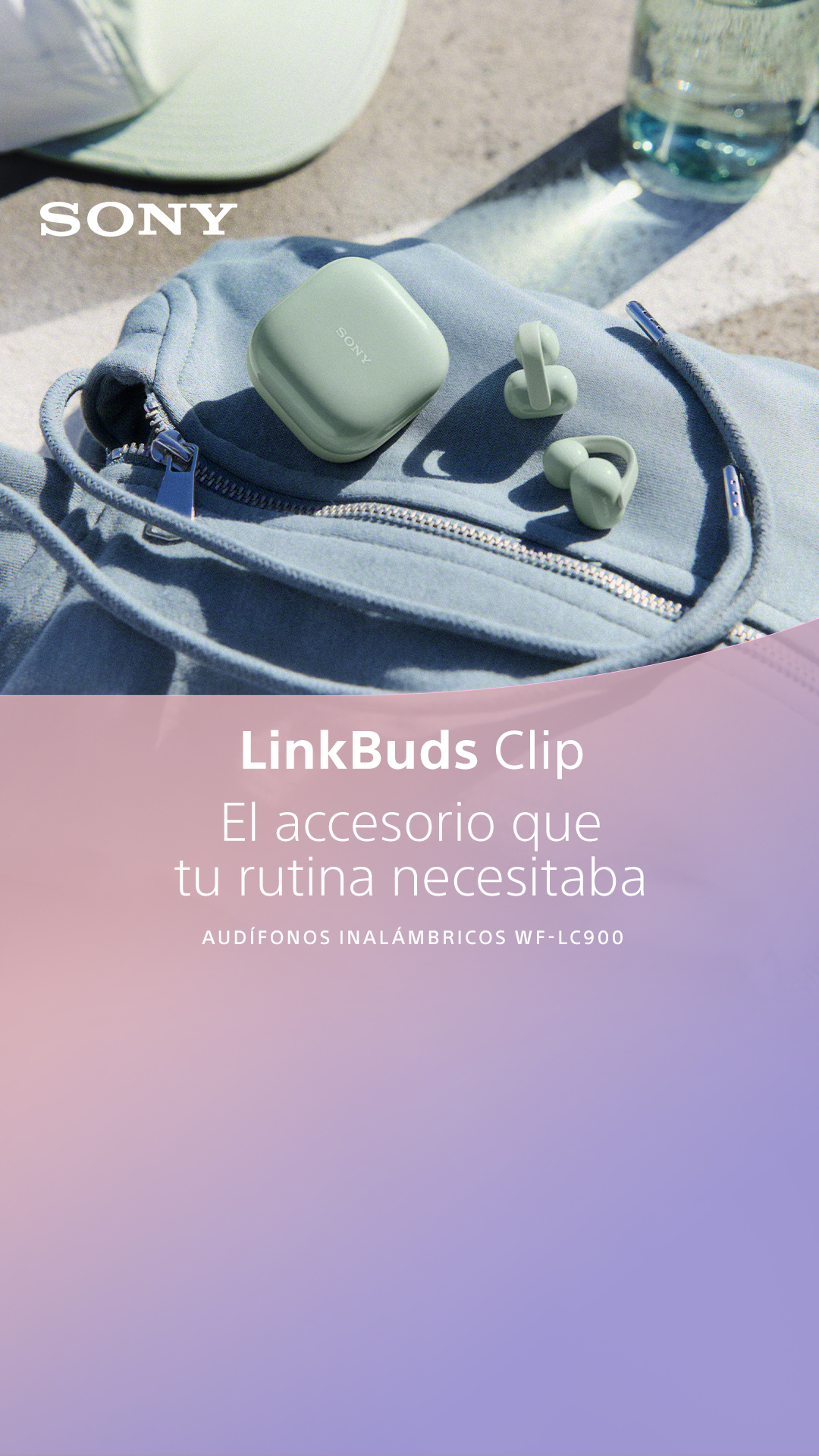 Sony México Facebook ad: LinkBuds Clip