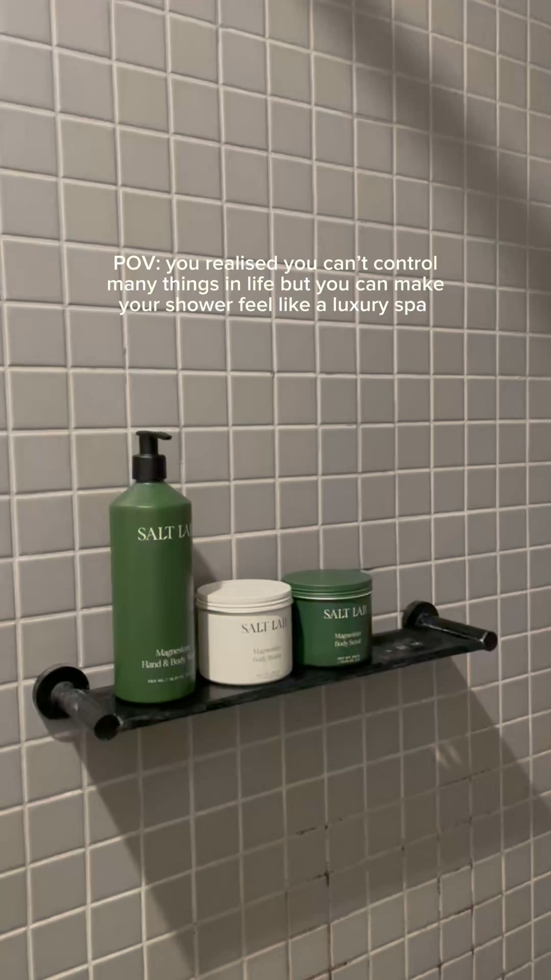 Salt Lab Facebook ad: Forget everything you know about a shower