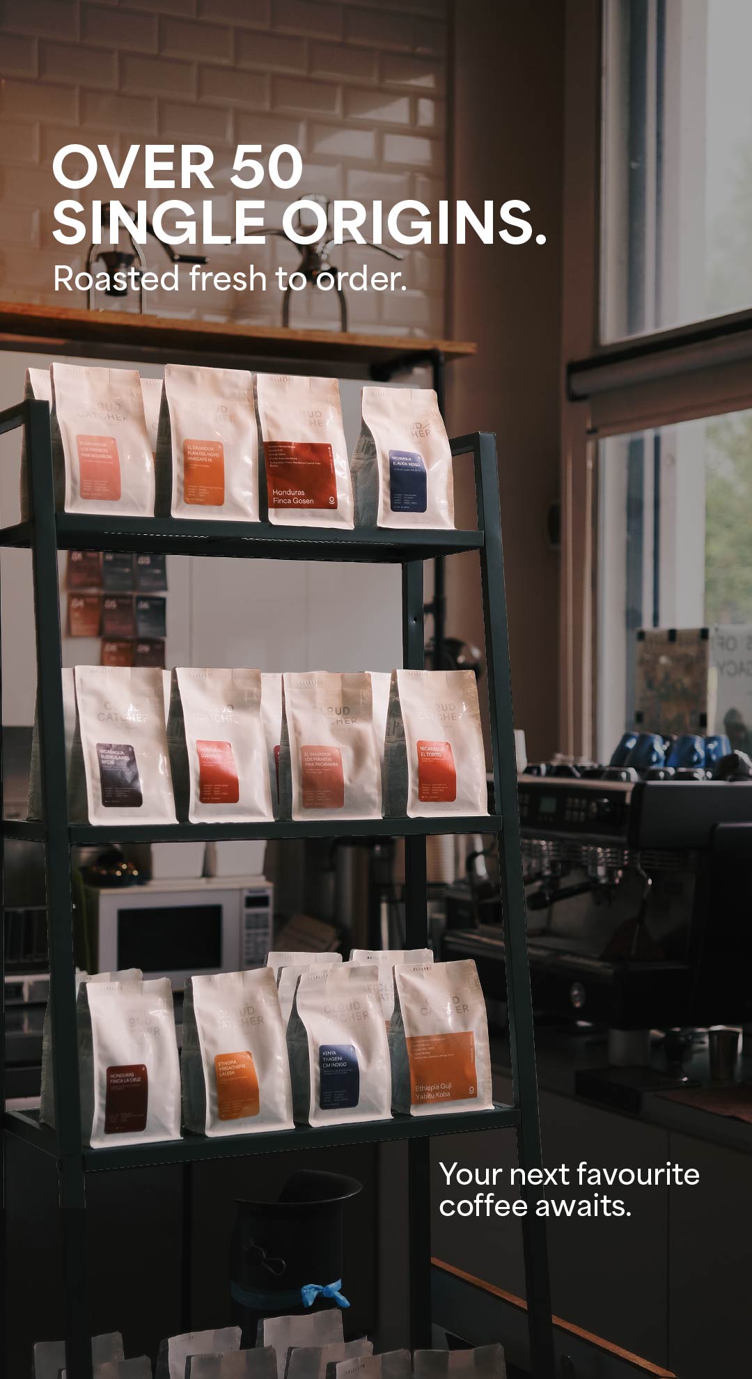 Cloud Catcher Roastery Facebook ad from May 28, 2026