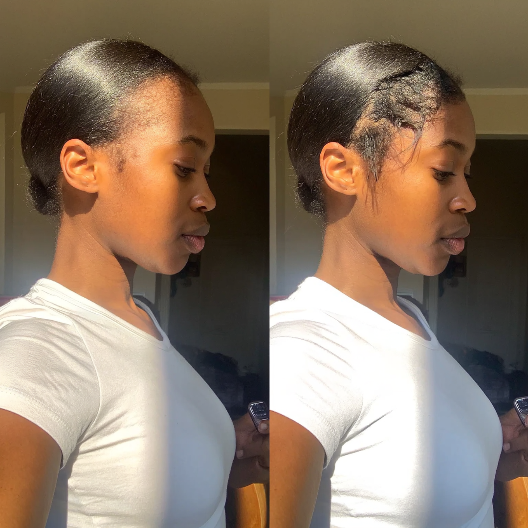 Keisha's Hair Journey Facebook ad