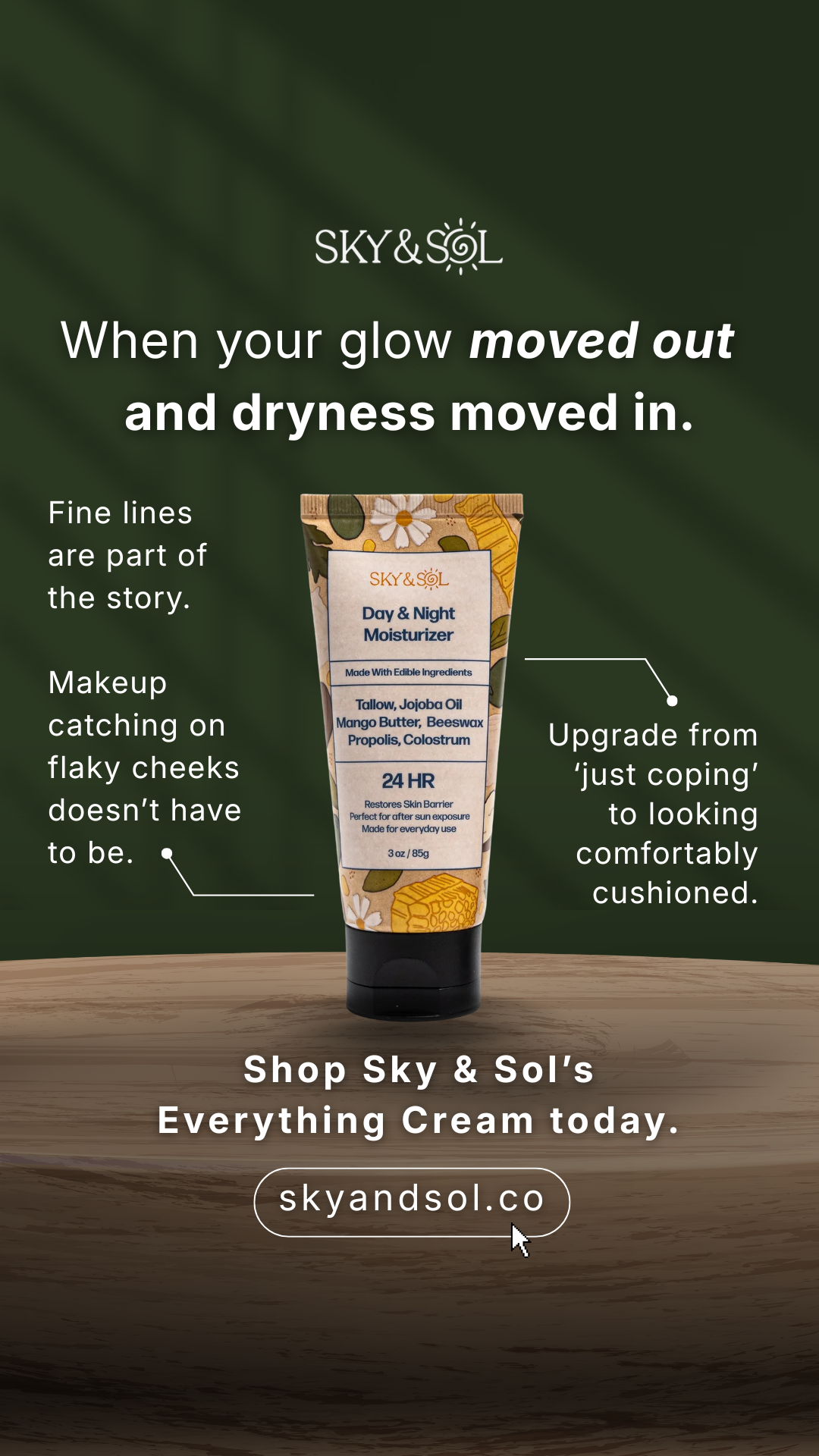 Sky&sol Facebook ad