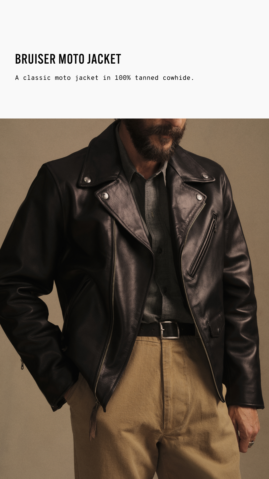 Buck Mason Facebook ad