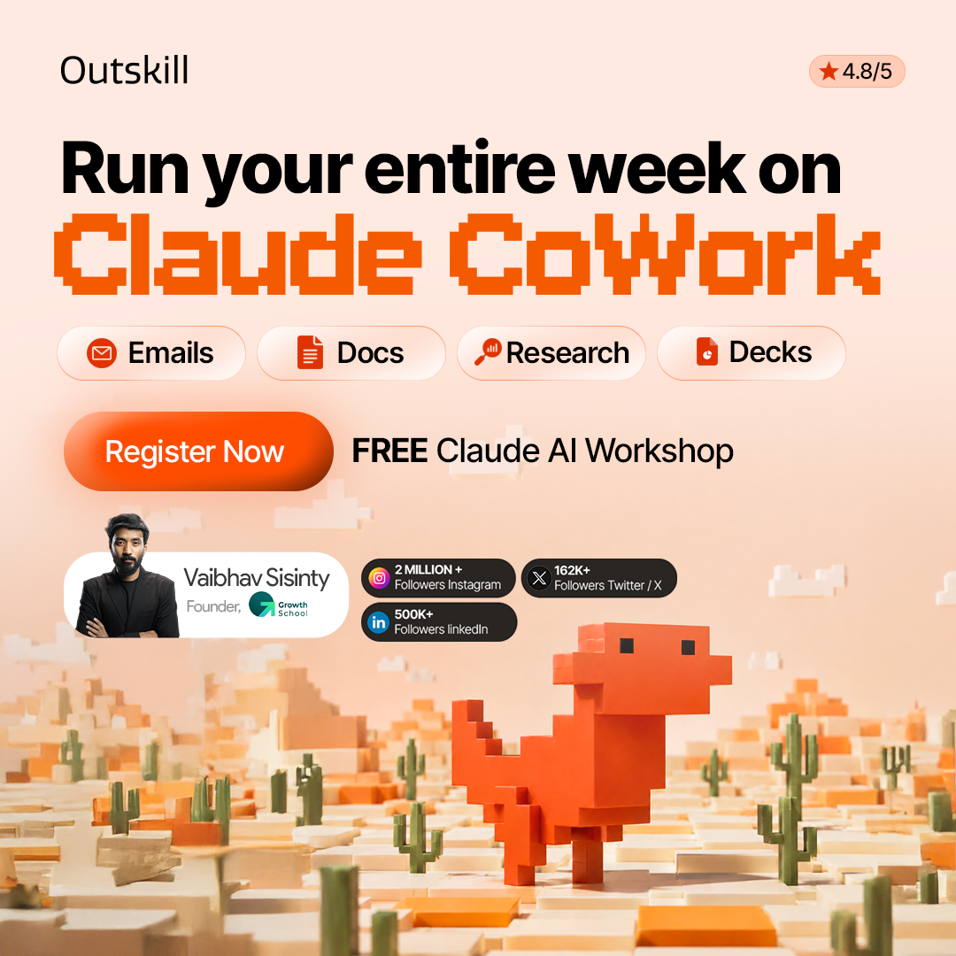 Outskill Facebook ad: Master Claude AI, Live and Free