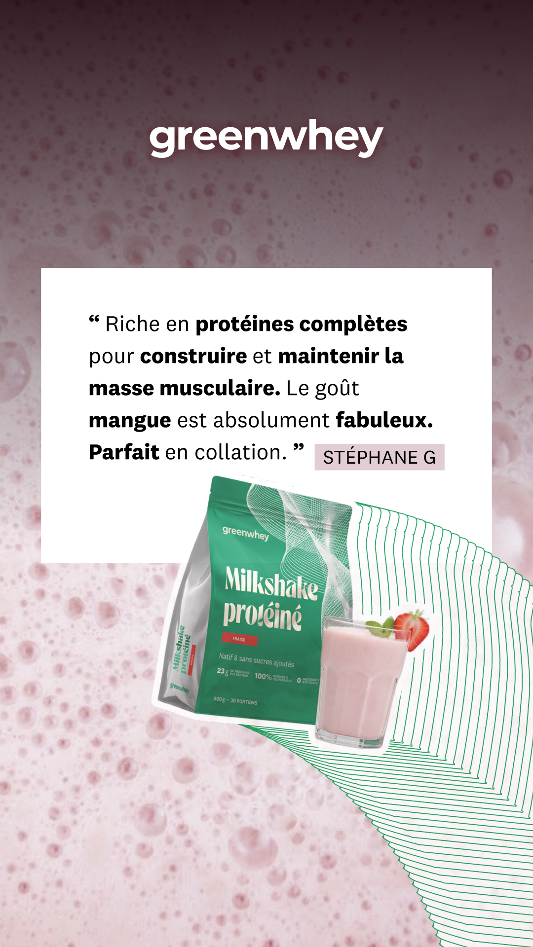greenwhey Facebook ad
