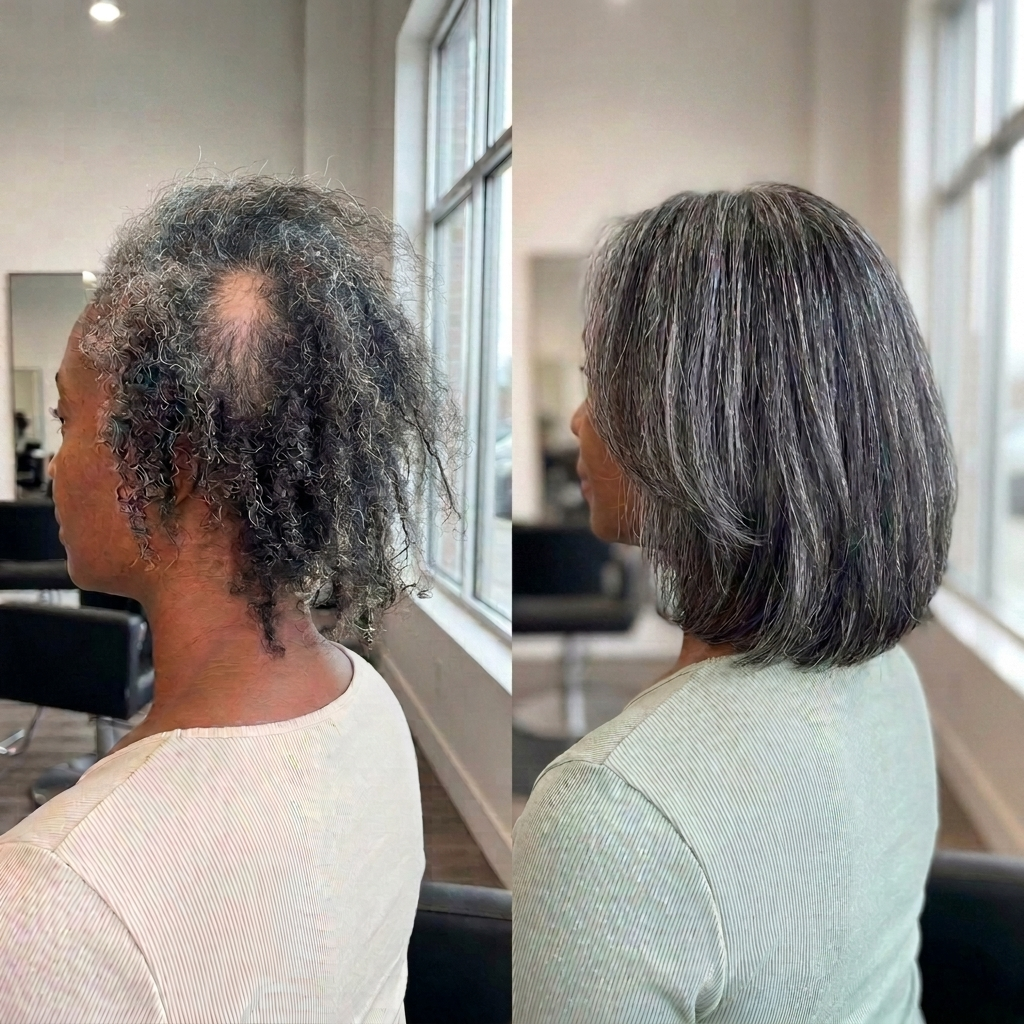 Black Hair Growth Remedy Facebook ad