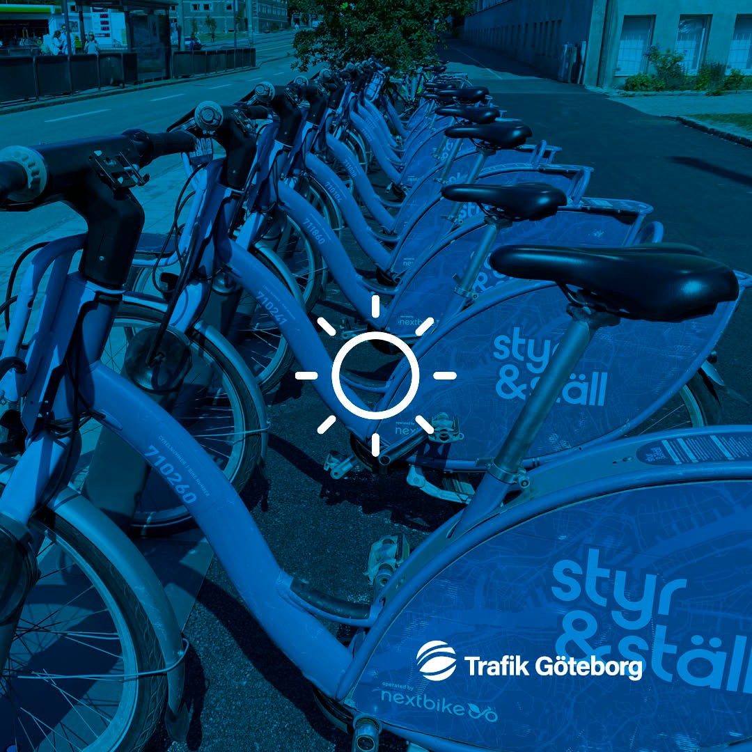 Trafik Göteborg Facebook ad: Styr & Ställs sommarstationer är här.
