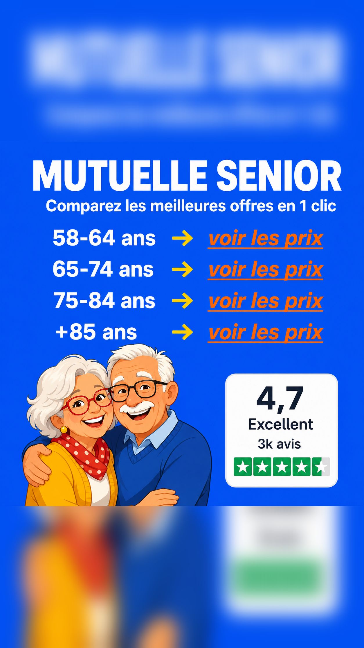 Mutuelle santé Senior Facebook ad