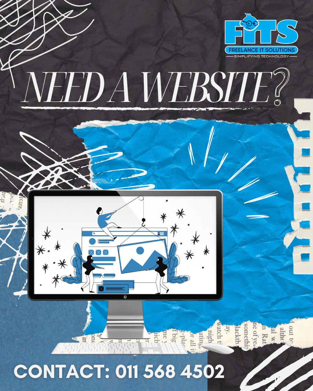 Freelance IT Solutions Facebook ad: Need a Website That Works as Hard as…