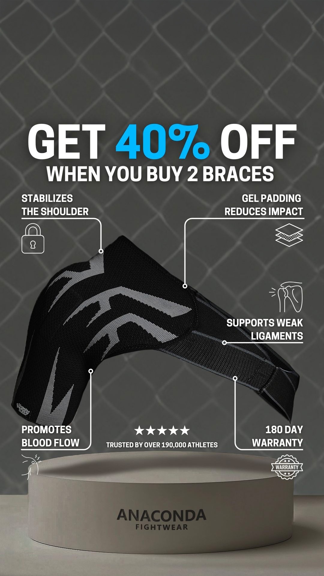 Anaconda Fightwear Facebook ad