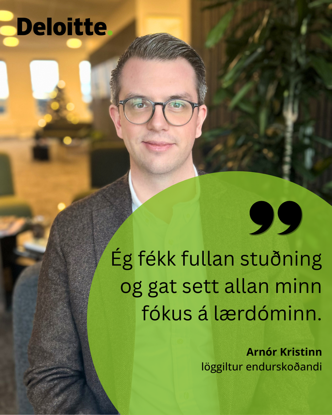 Deloitte Facebook ad