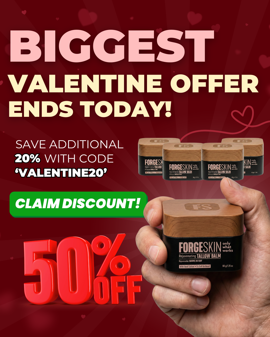Forge Men Facebook ad