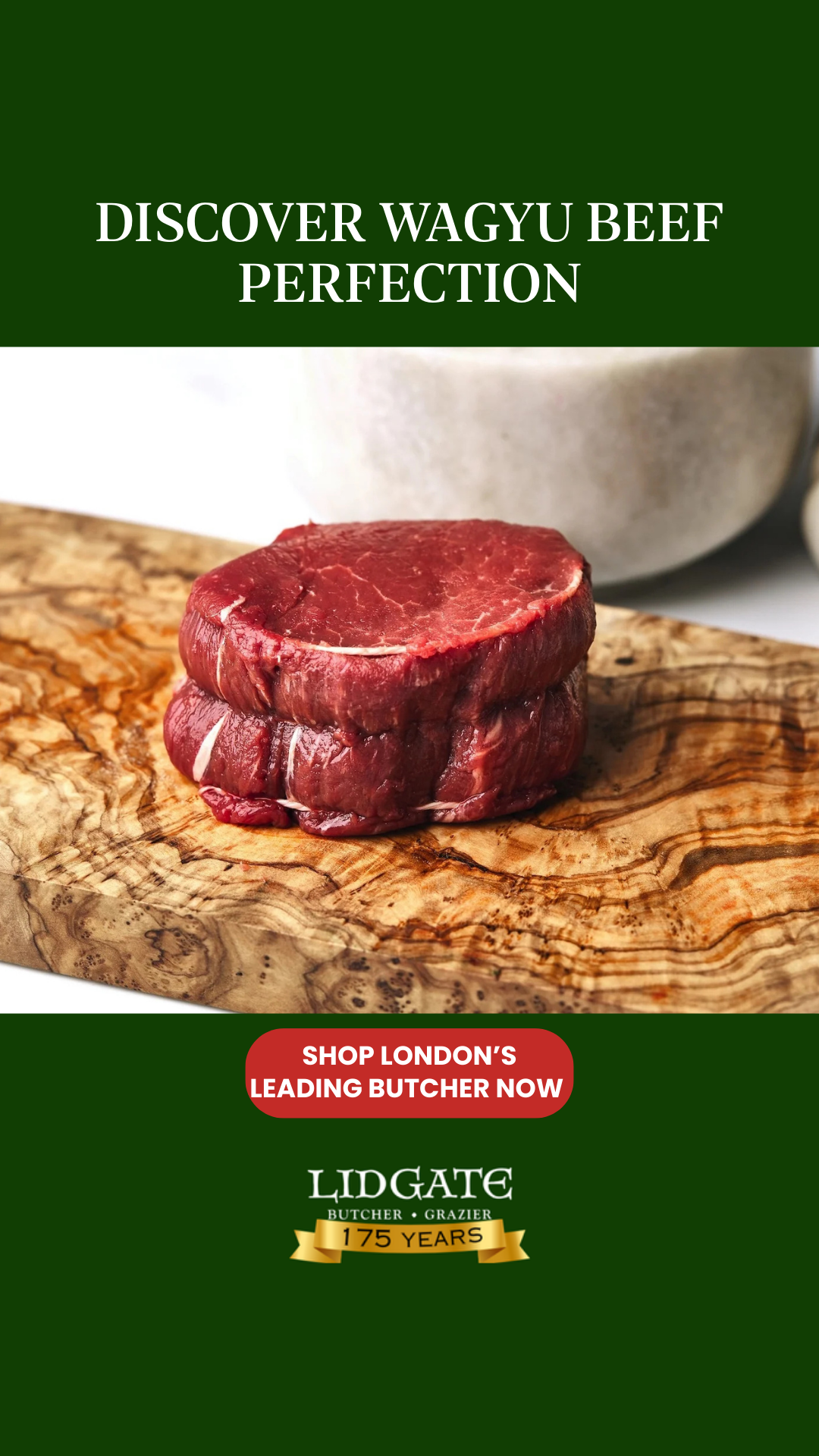 Lidgates Butchers Facebook ad
