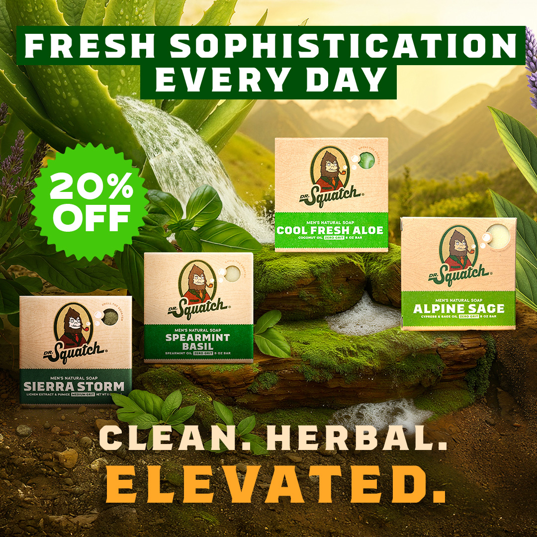 Dr. Squatch Facebook ad