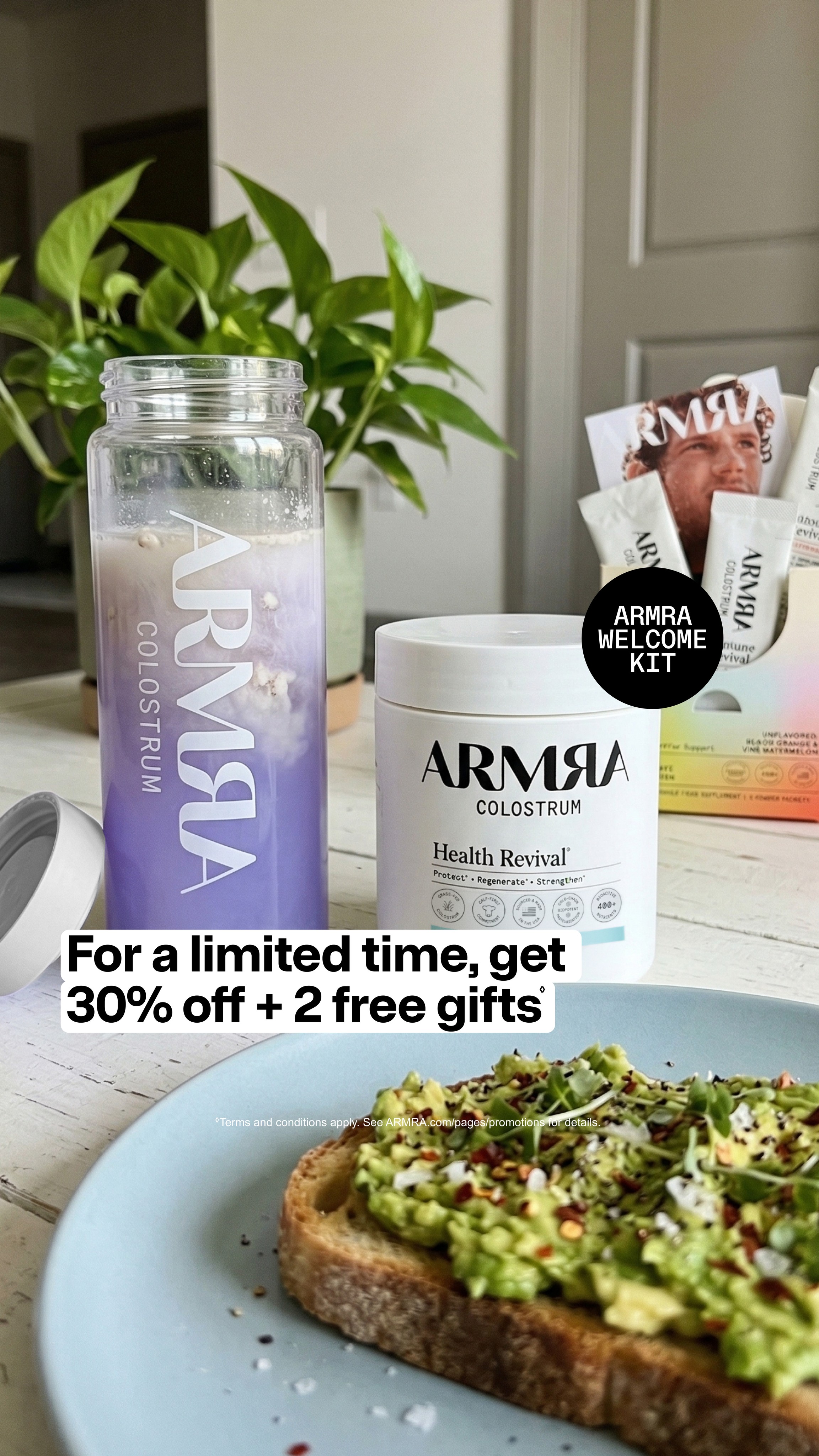 ARMRA Facebook ad