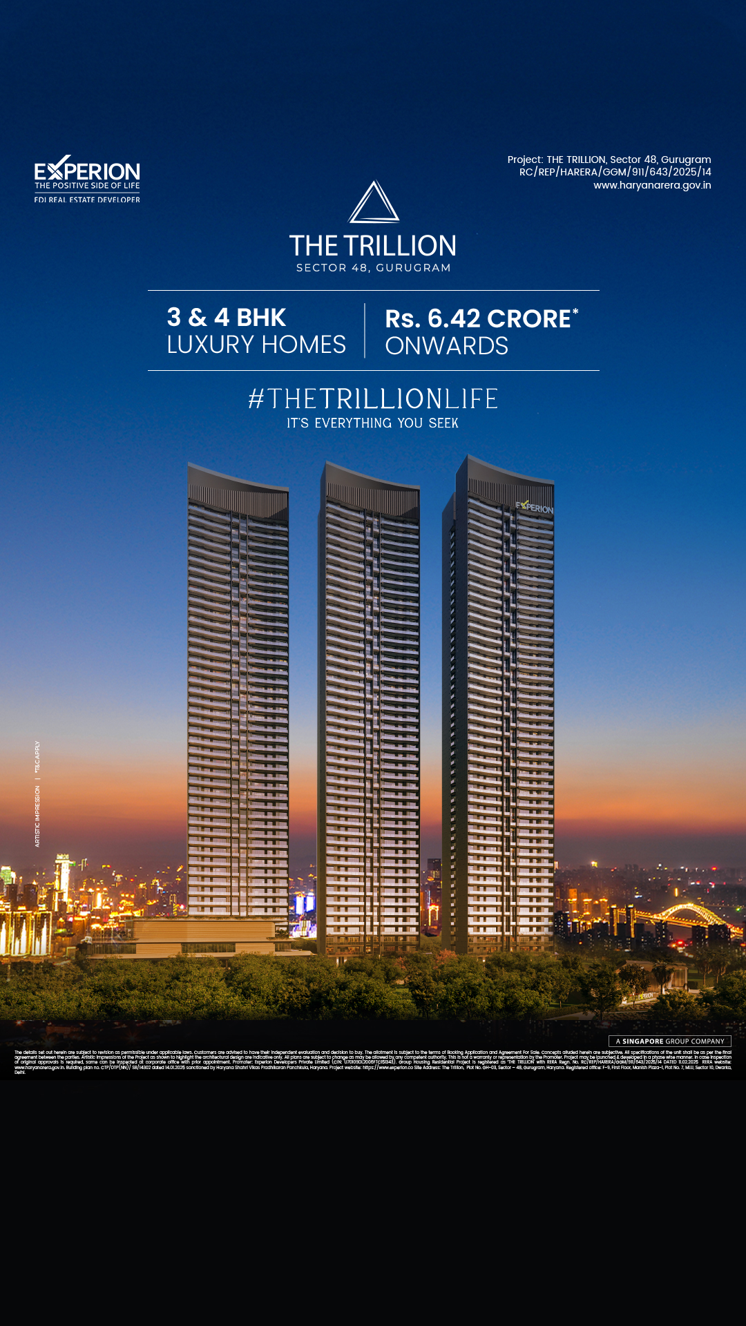 Experion Developers Facebook ad