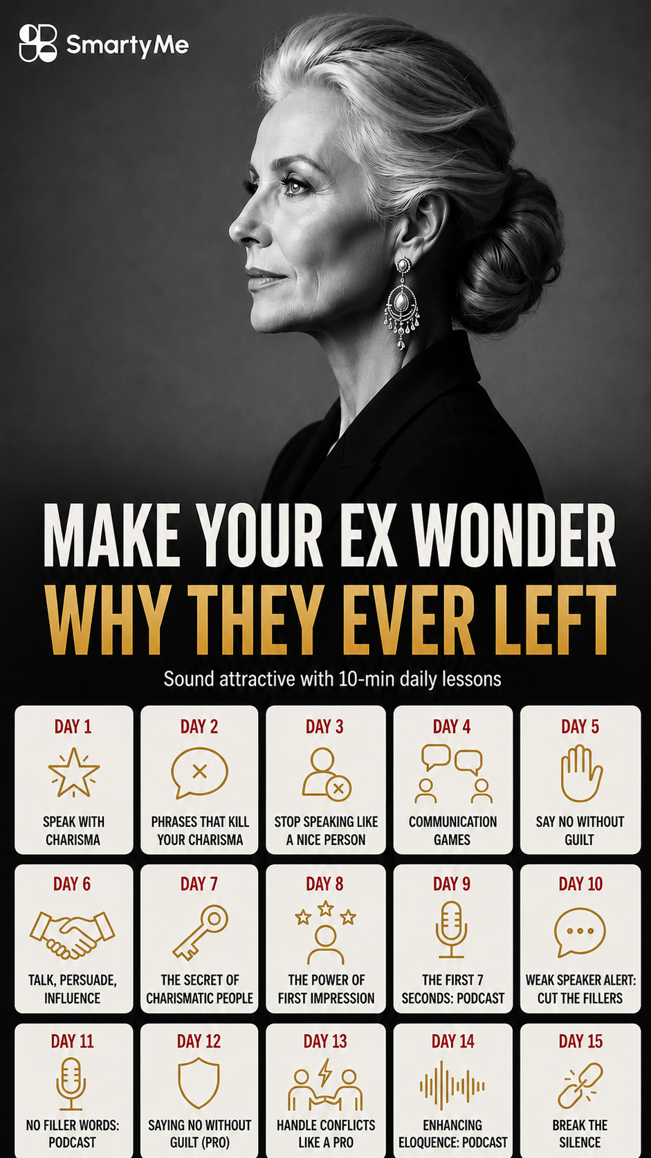 SmartyMe: Charisma Skills Facebook ad: Charisma Is a Skill, Learn It Now