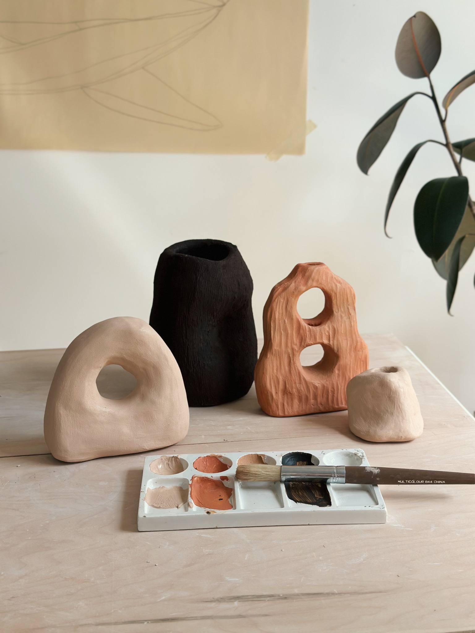 Jeanne Oliver Designs Facebook ad: Create gorgeous clay sculptures without a kiln!