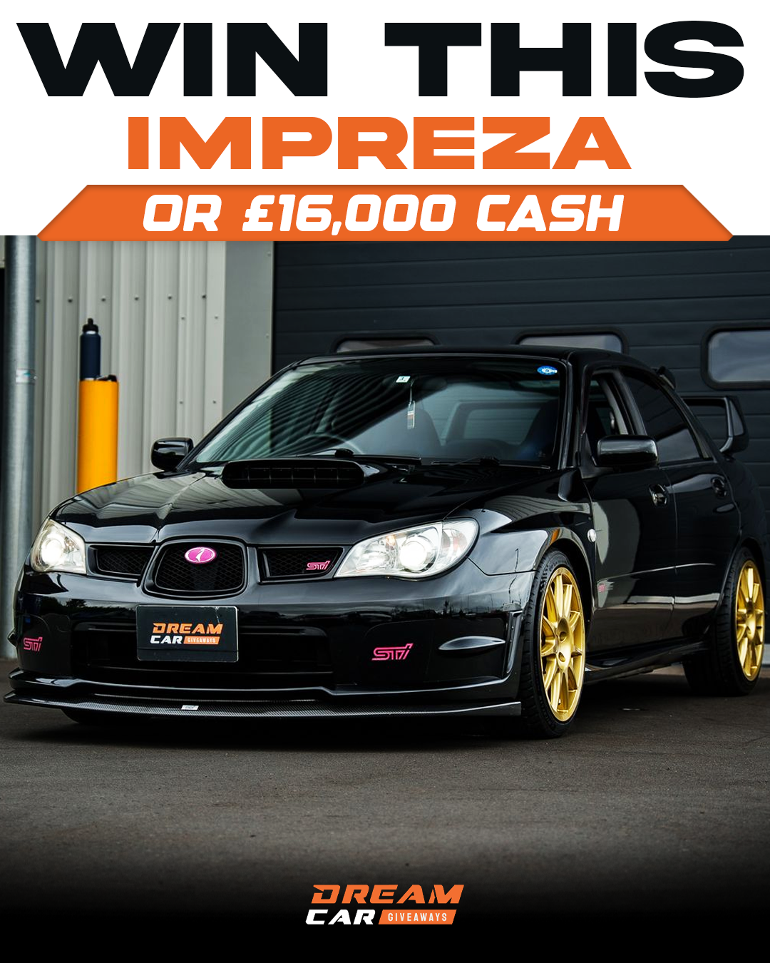 Dream Car Giveaways Facebook ad
