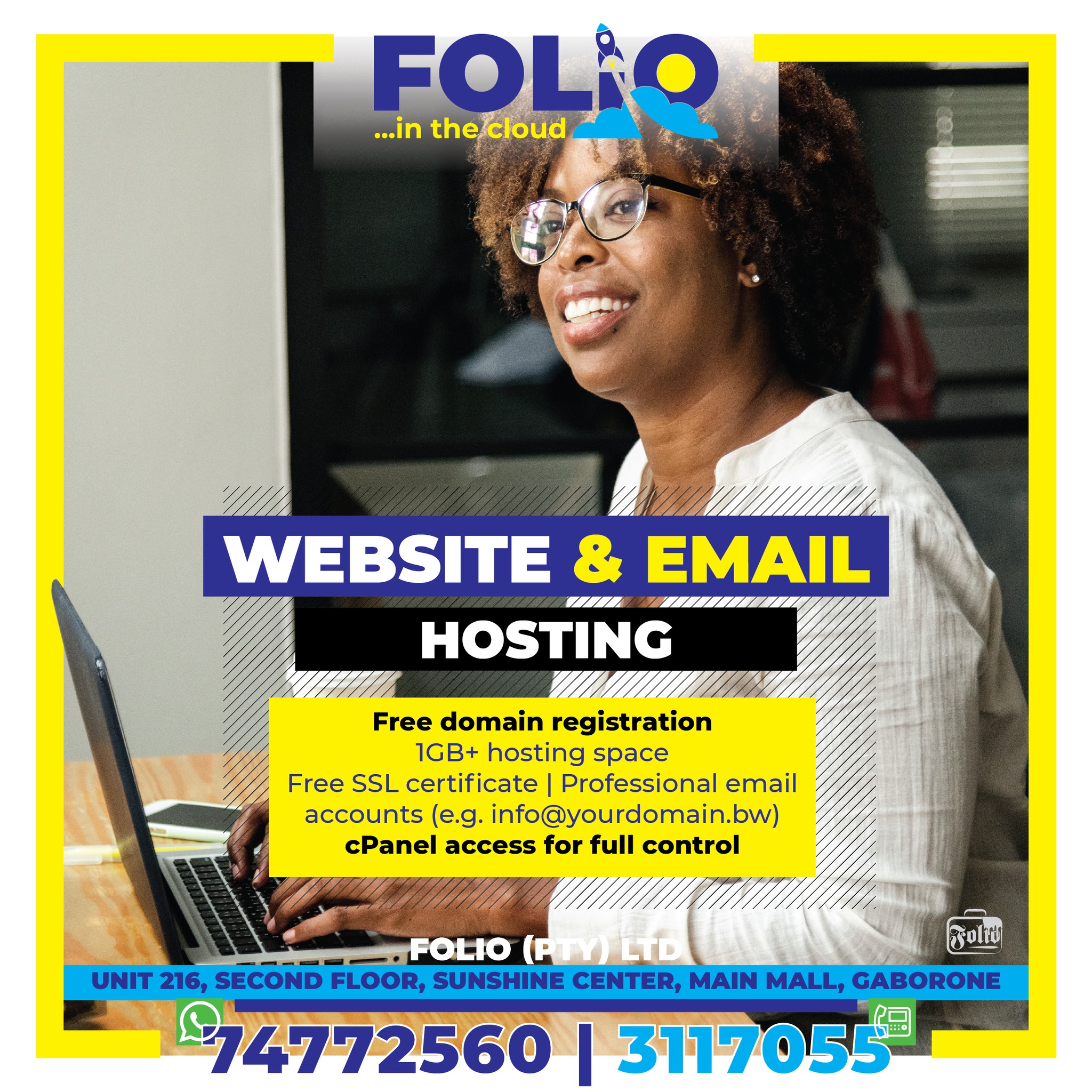FOLIO Web Services Facebook ad