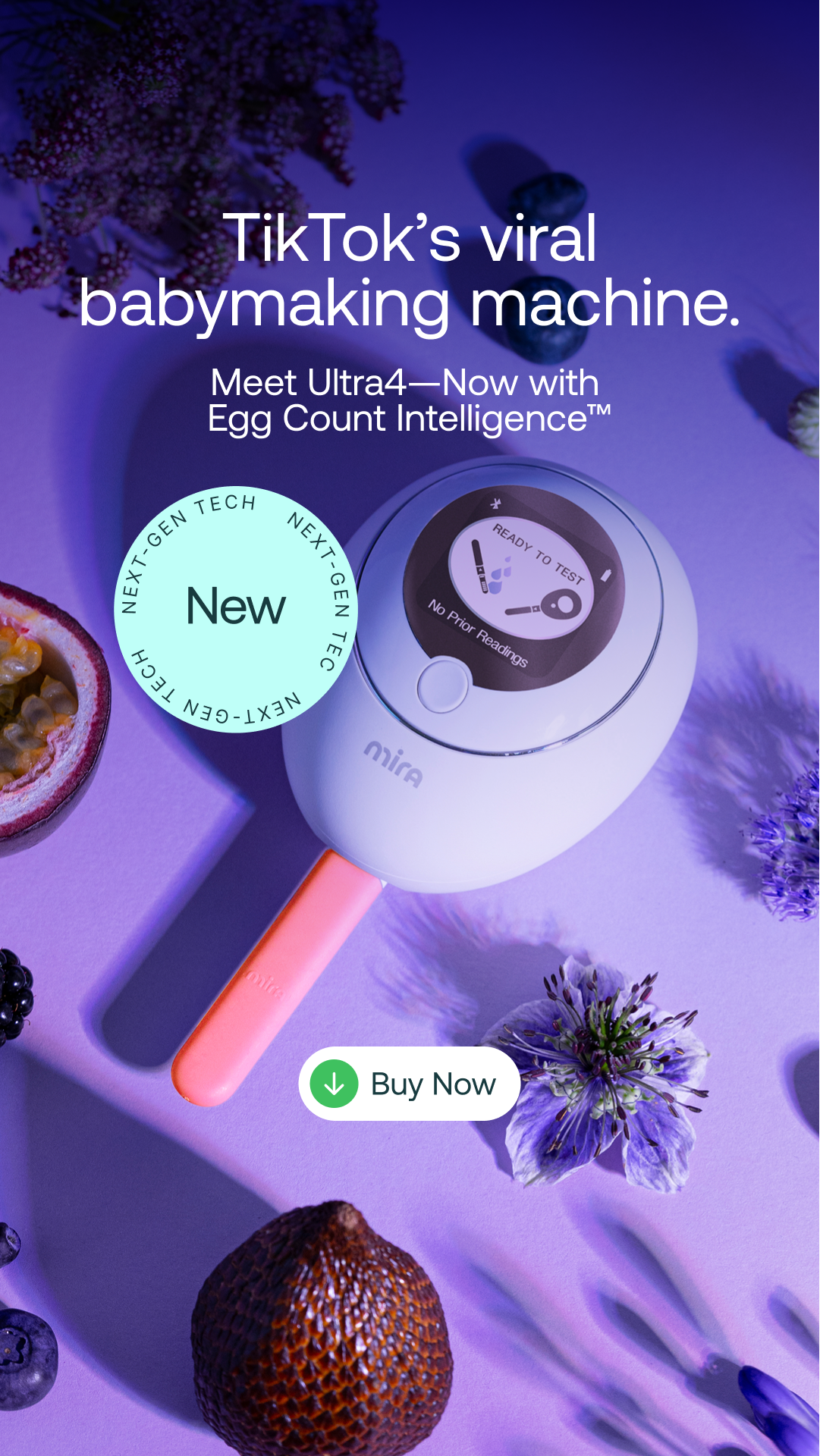 Mira Fertility Facebook ad