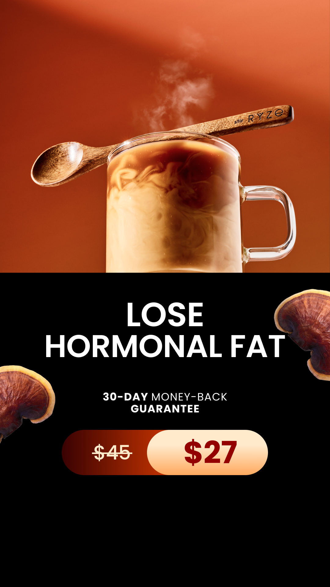RYZE Superfoods Facebook ad