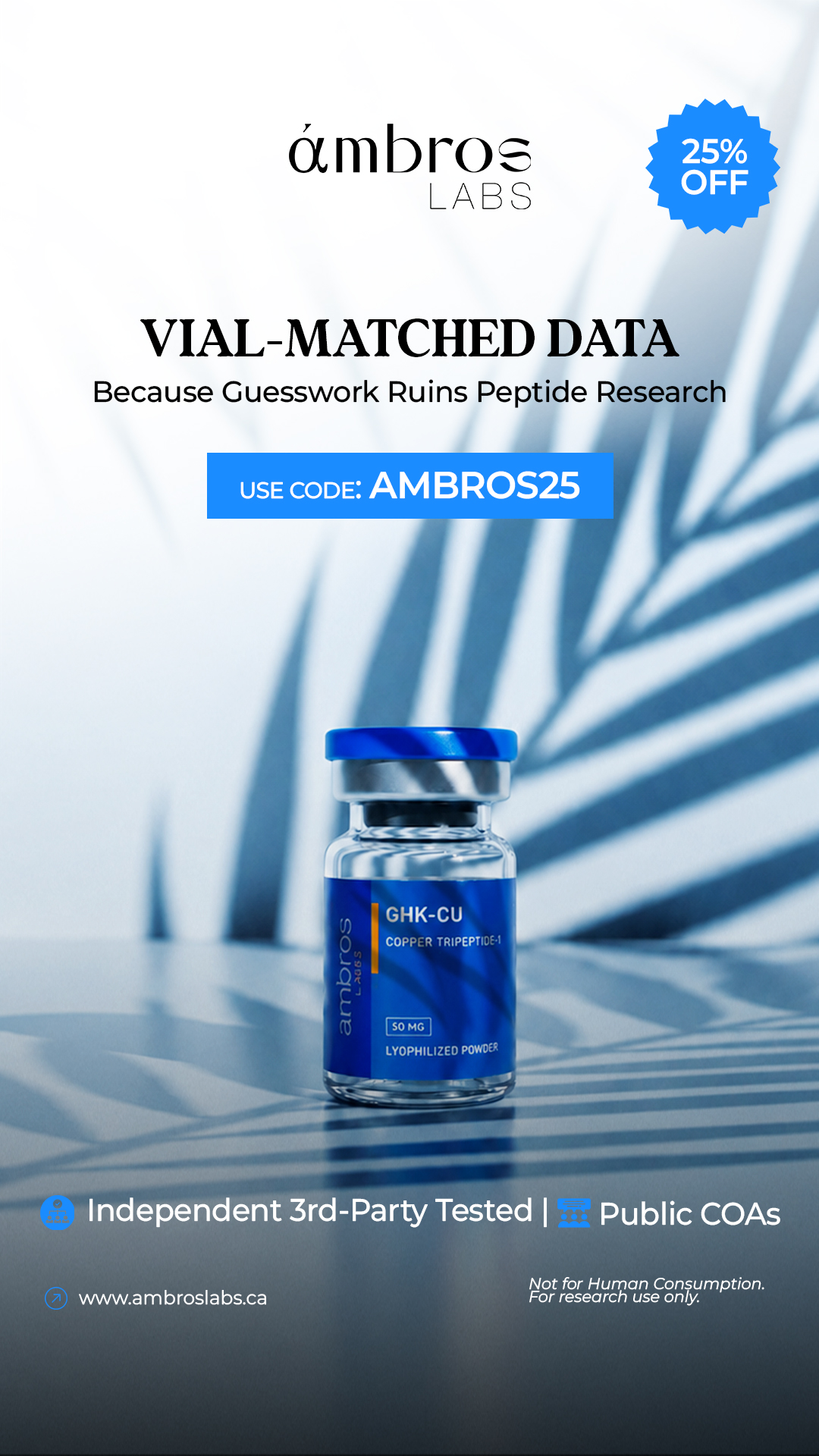 Ambros Labs Facebook ad