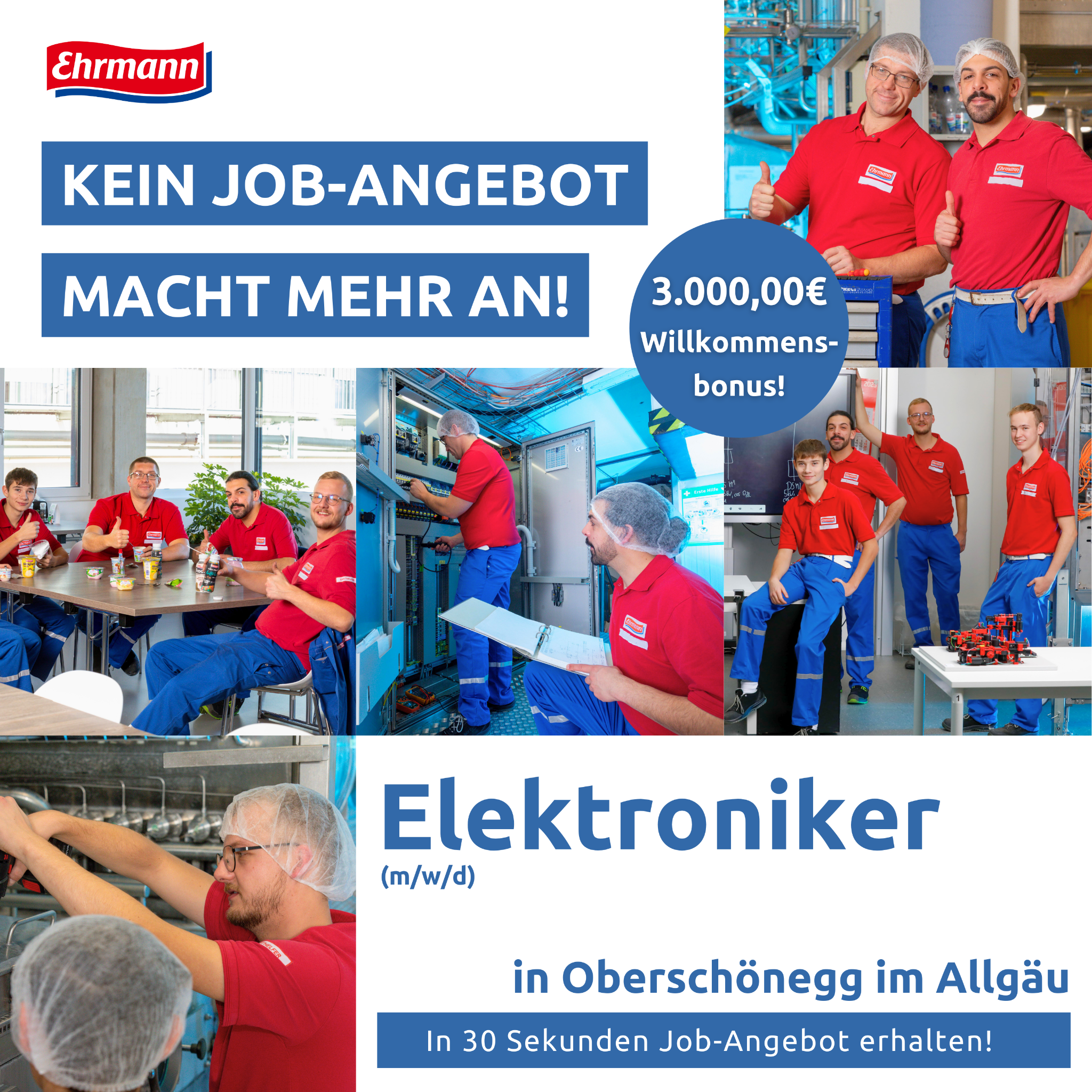 Candidate Flow Jobangebot: Elektroniker Facebook ad: Du möchtest ein unwiderstehliches Job-Angebot?