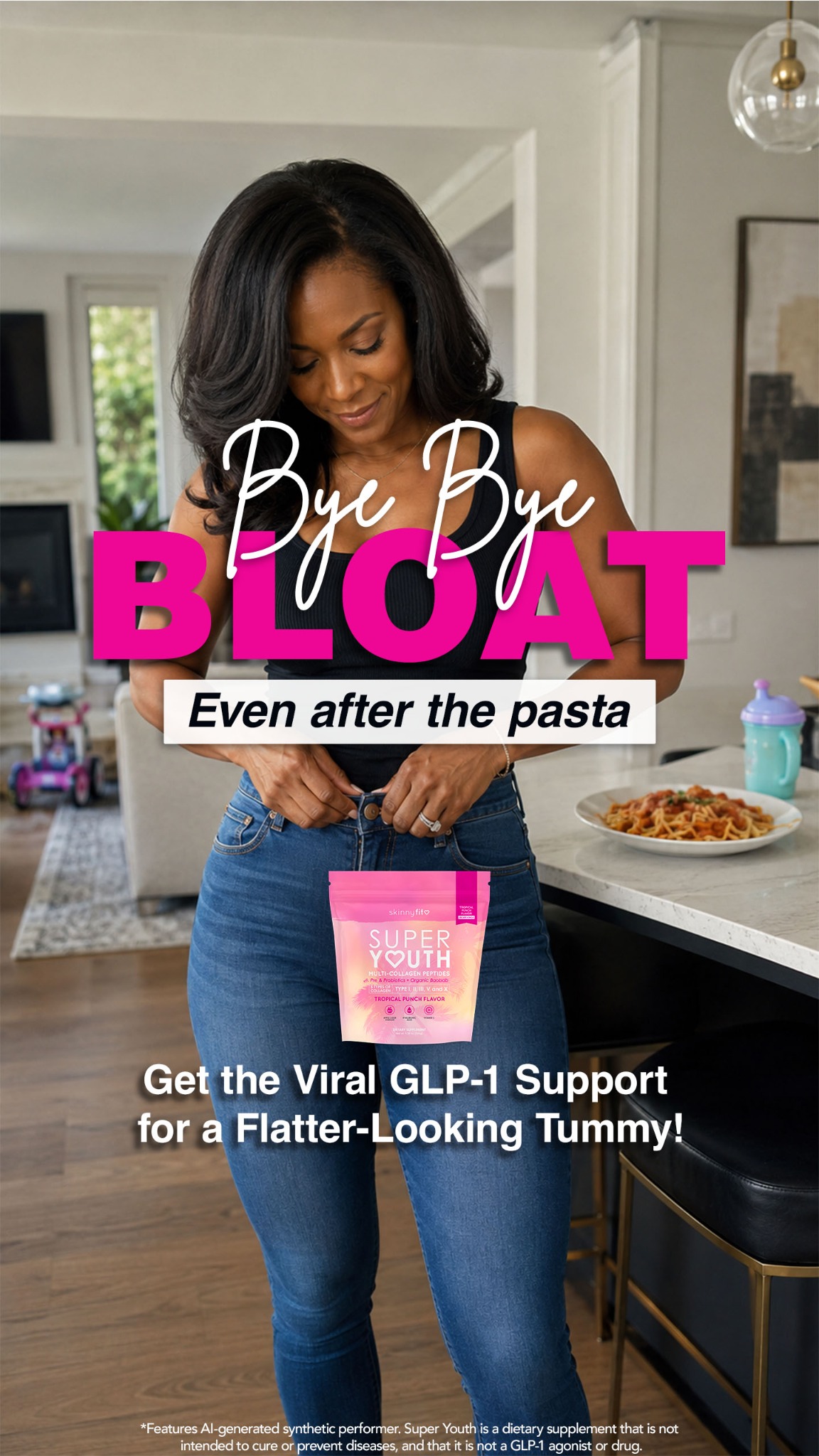 SkinnyFit Facebook ad