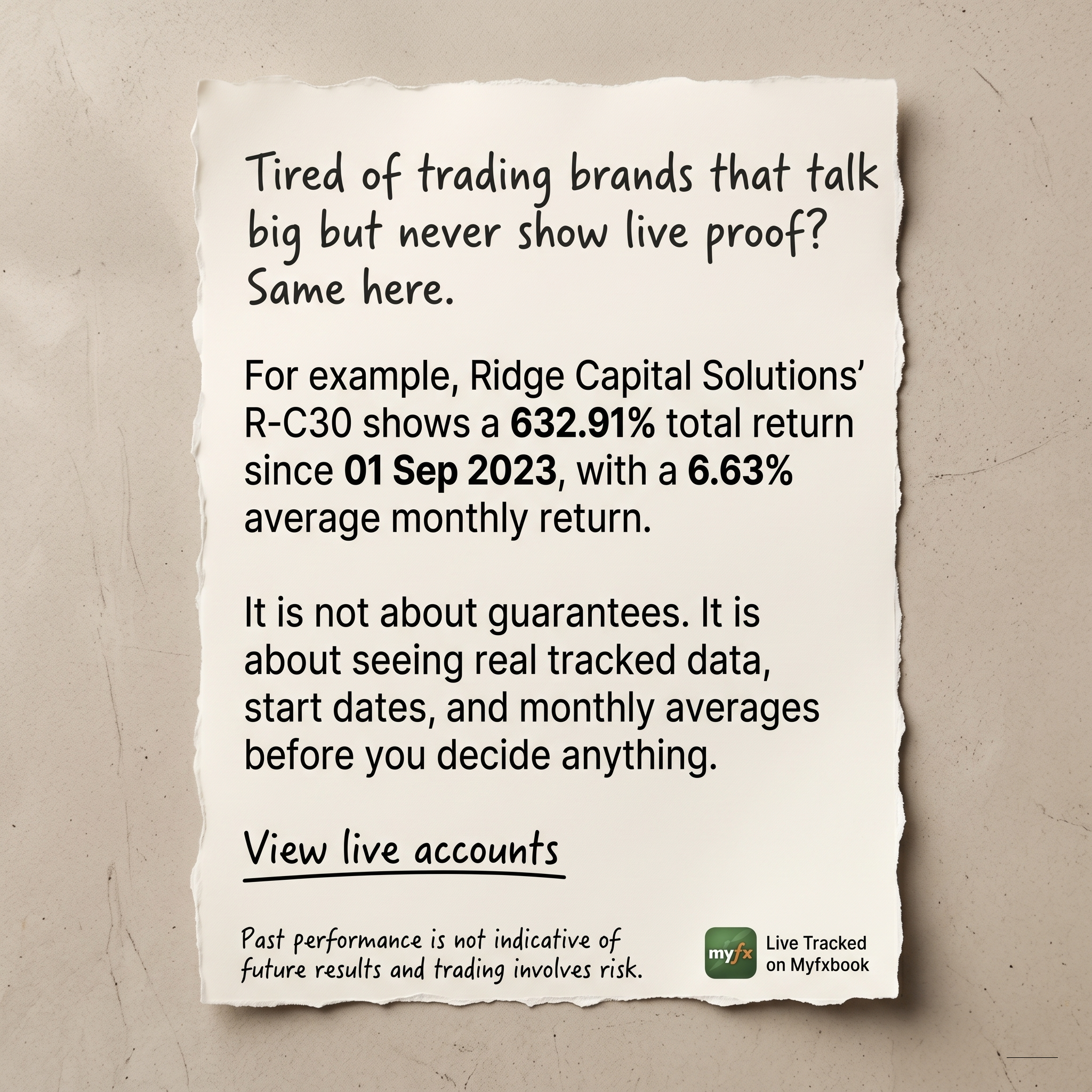 Ridge Capital Solutions Facebook ad
