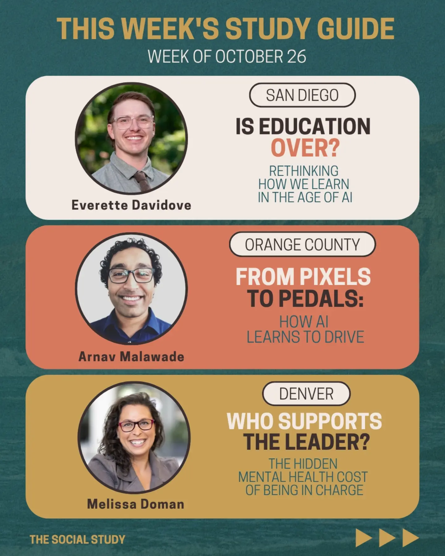 The Social Study Facebook ad: Week of October 26, Study Guide