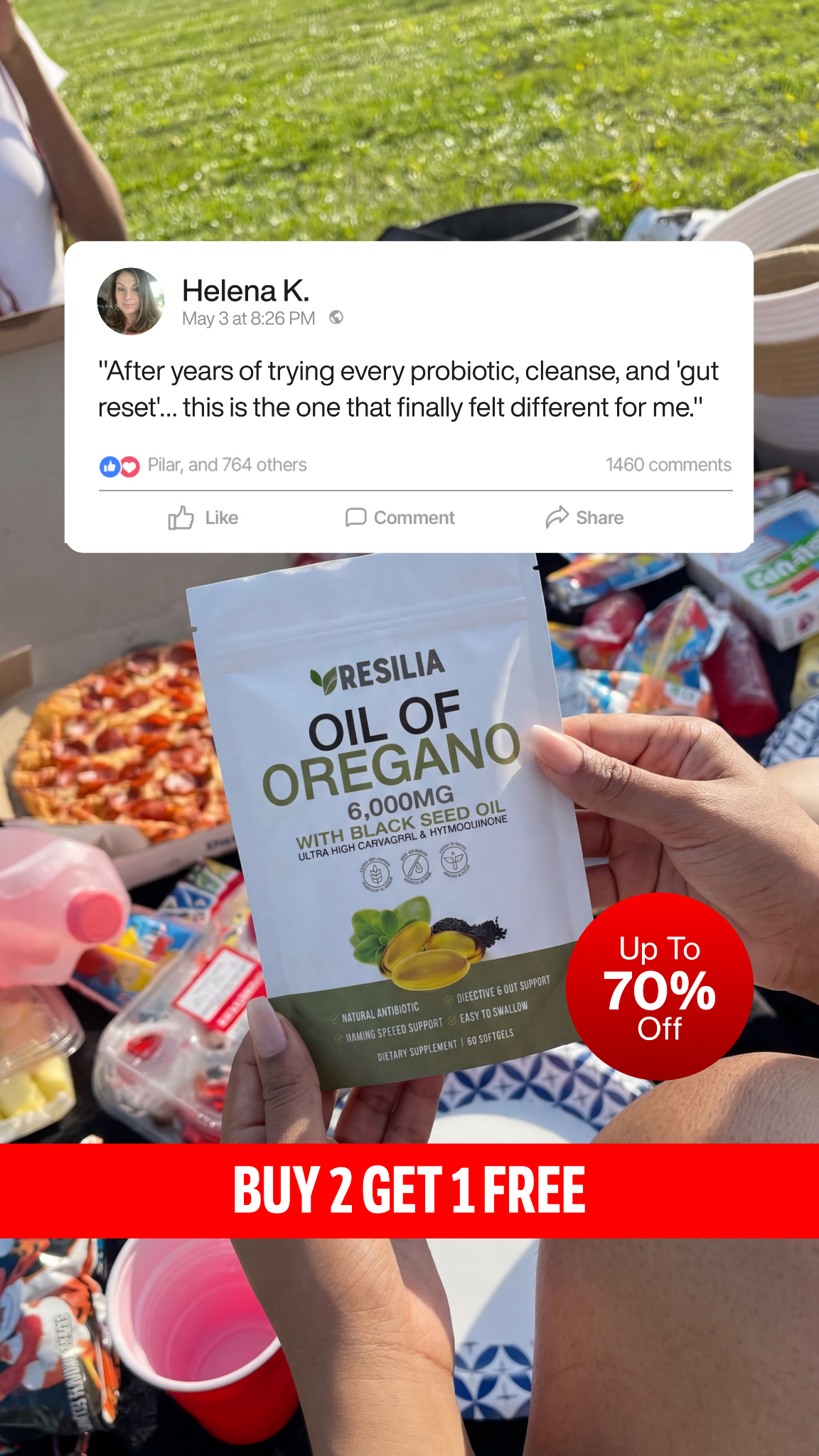 After 40 Wellness Facebook ad