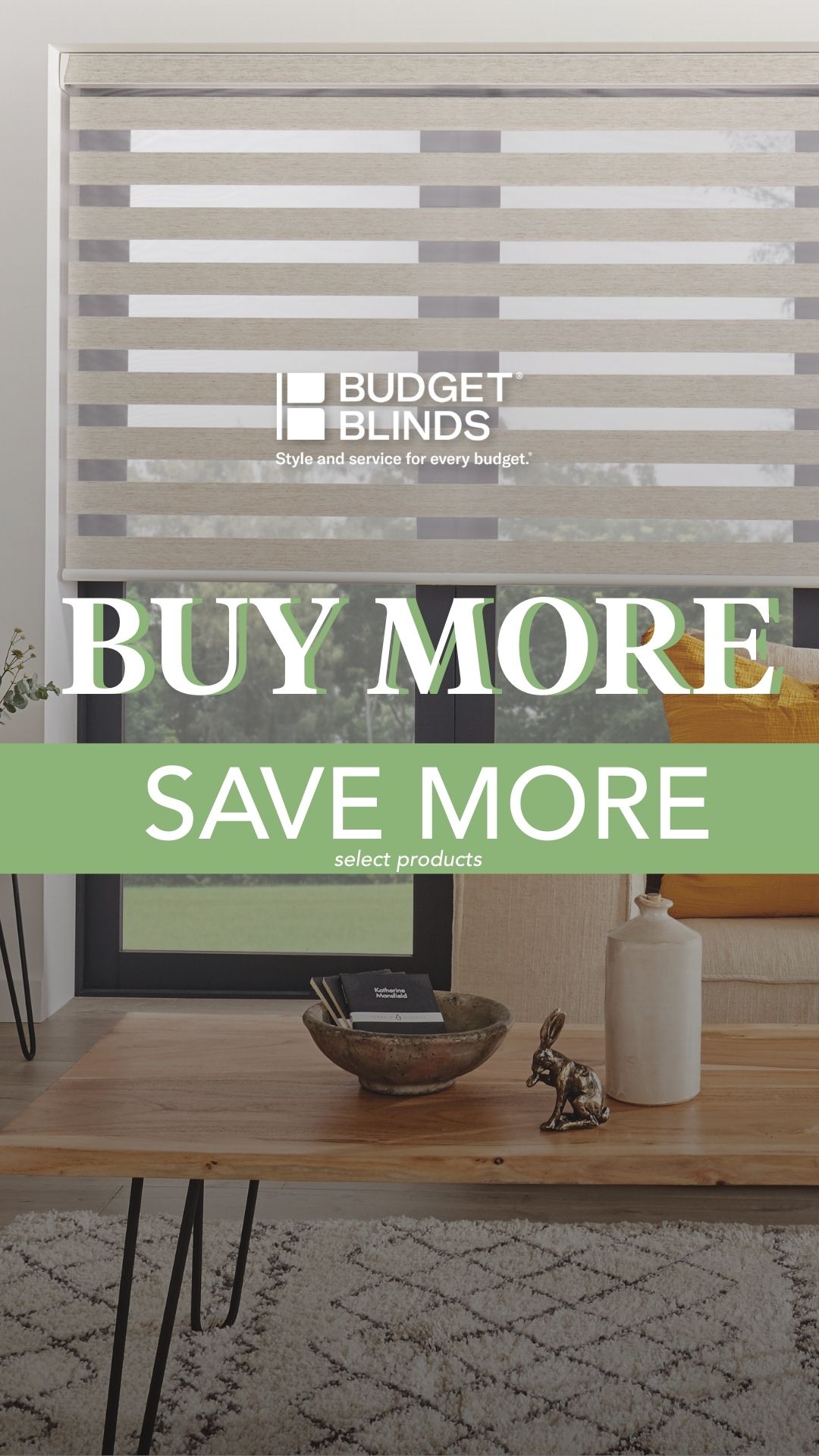 Budget Blinds Facebook ad from Mar 19, 2026