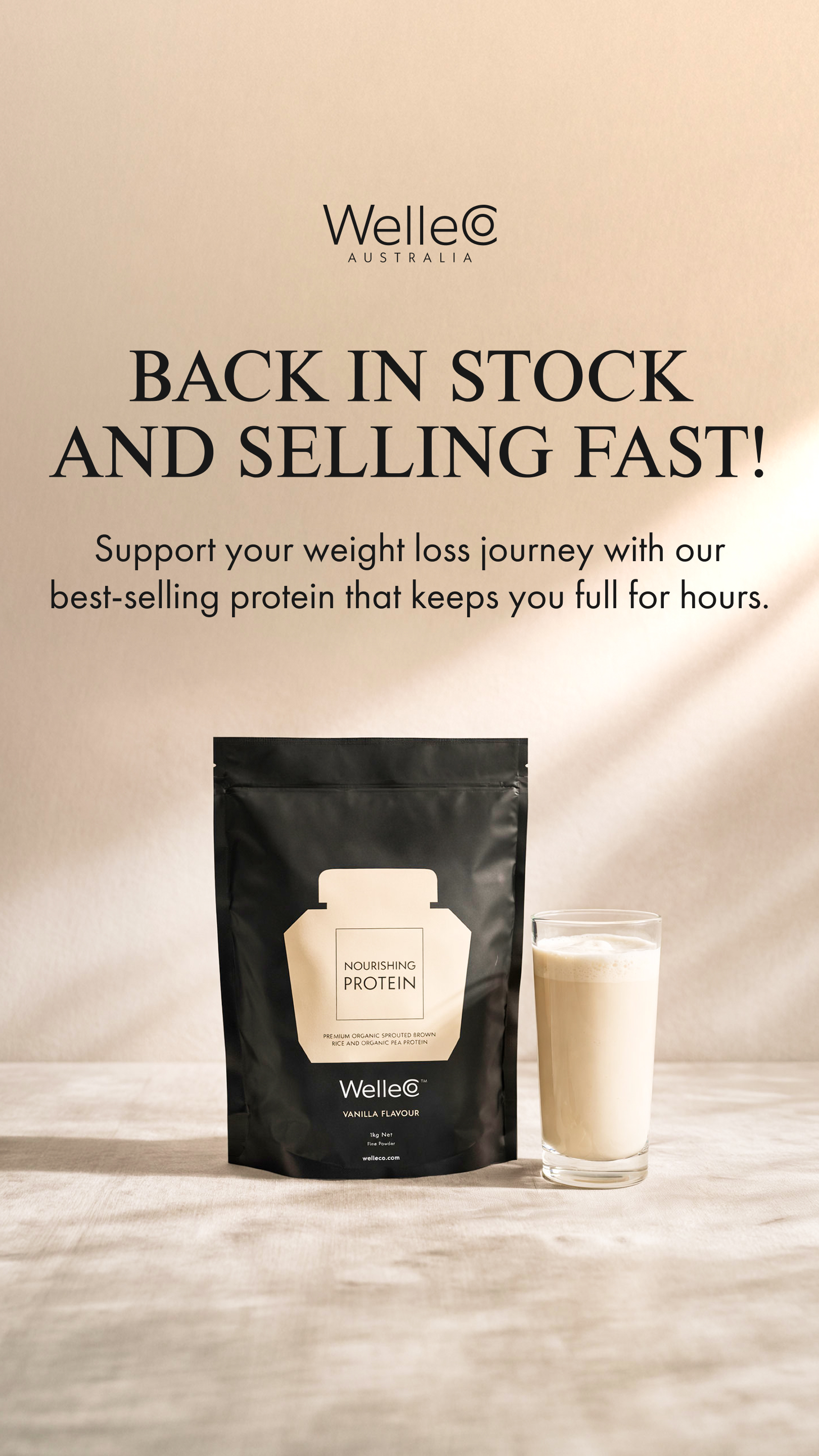 WelleCo Facebook ad