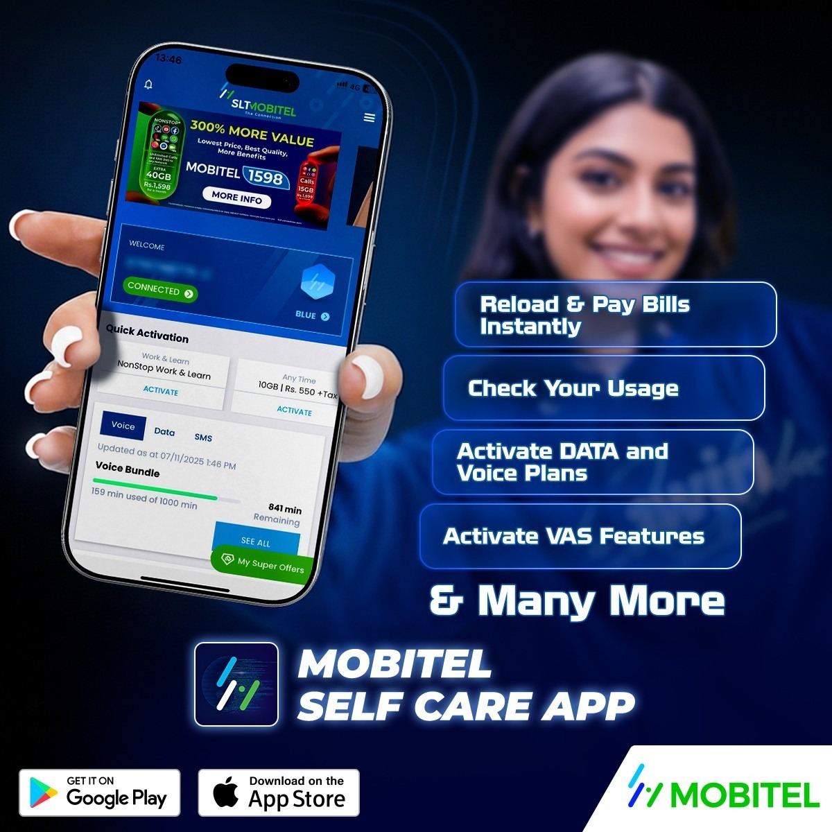 SLTMobitel Facebook ad