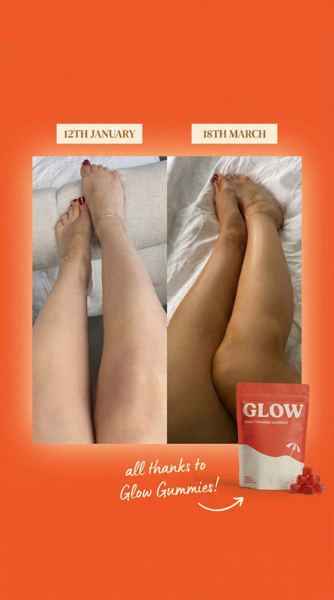 Glow Gummies Facebook ad