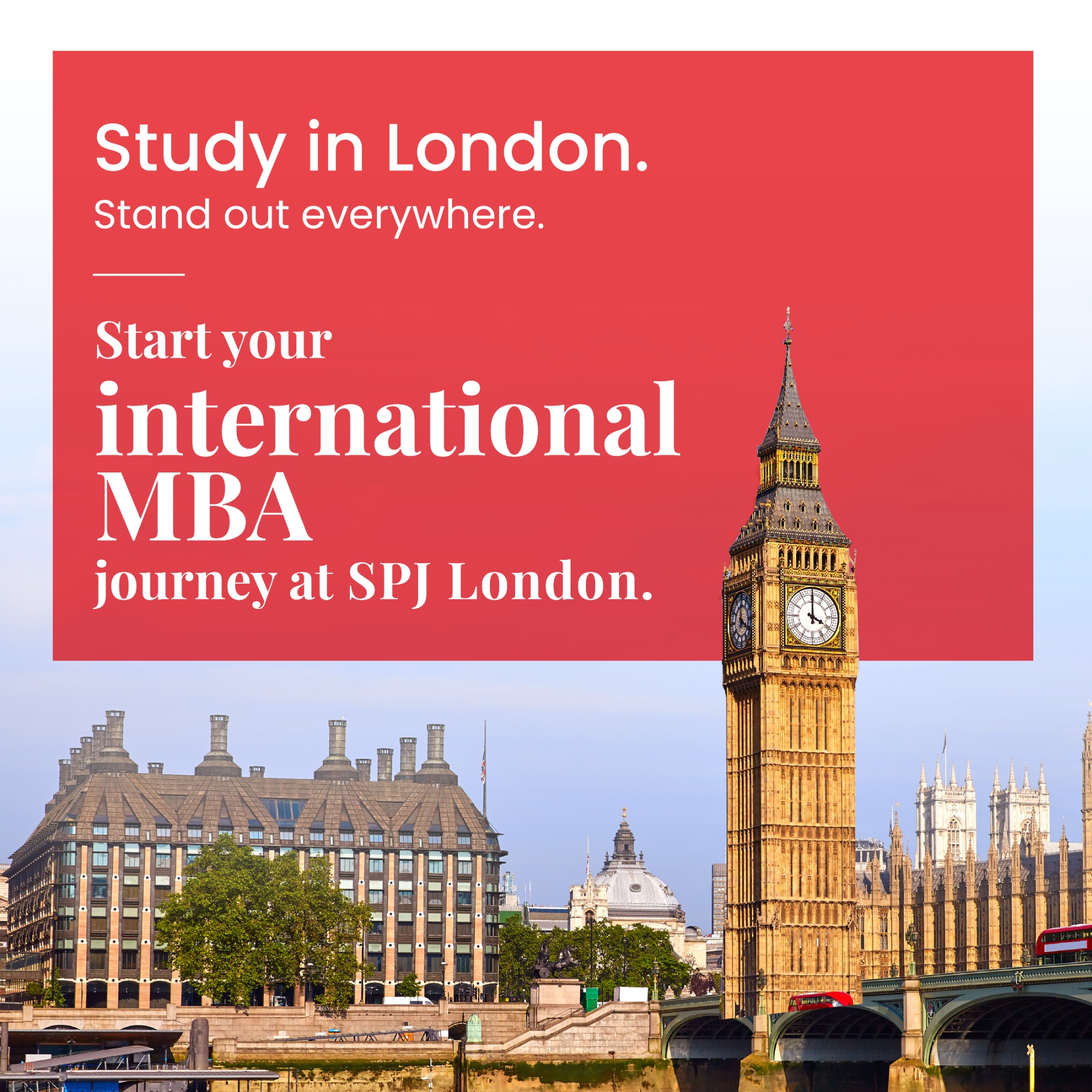 SP Jain London School of Management Facebook ad
