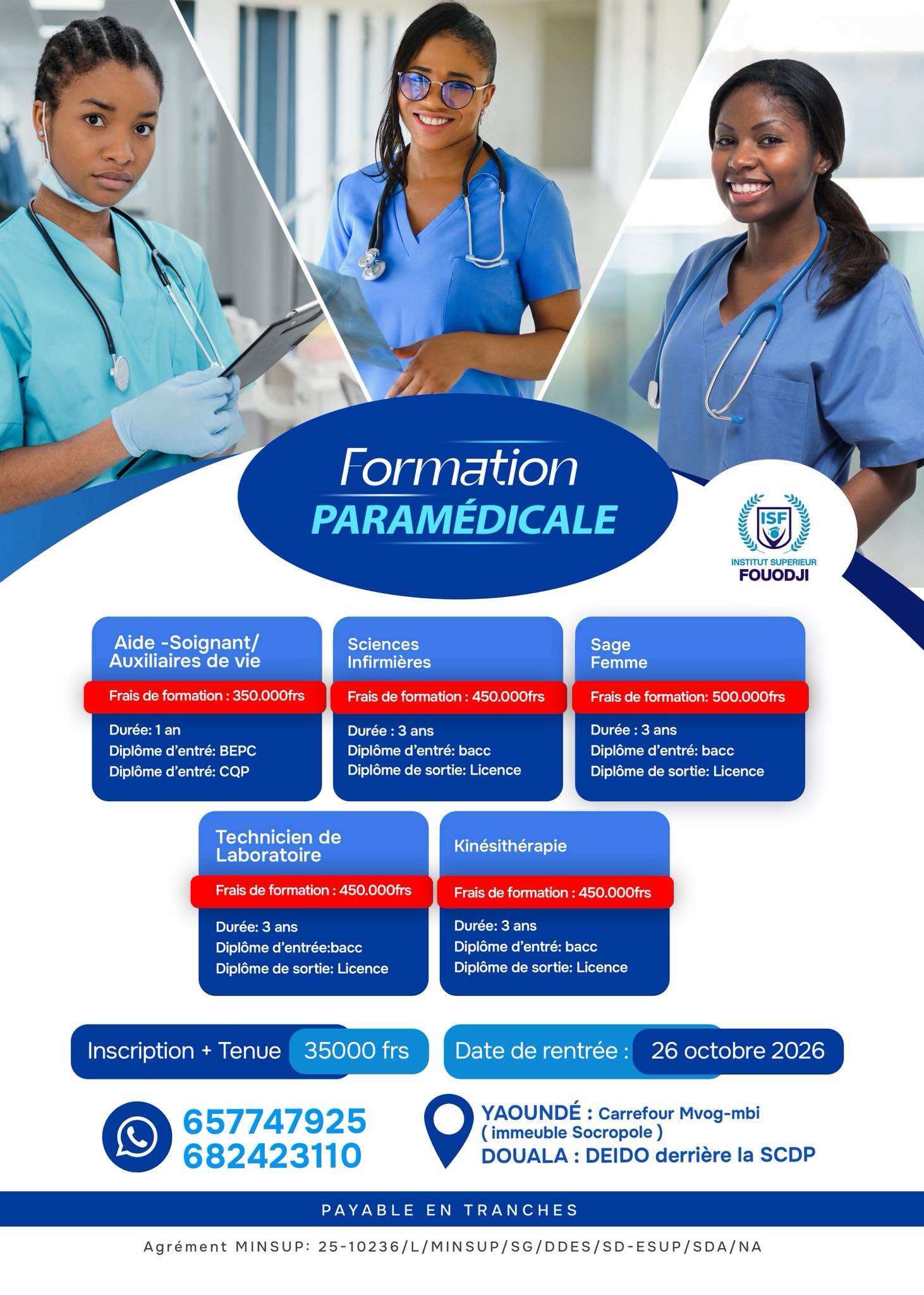 Institut de Formation Professionnelle Fouodji - IFPF Facebook ad