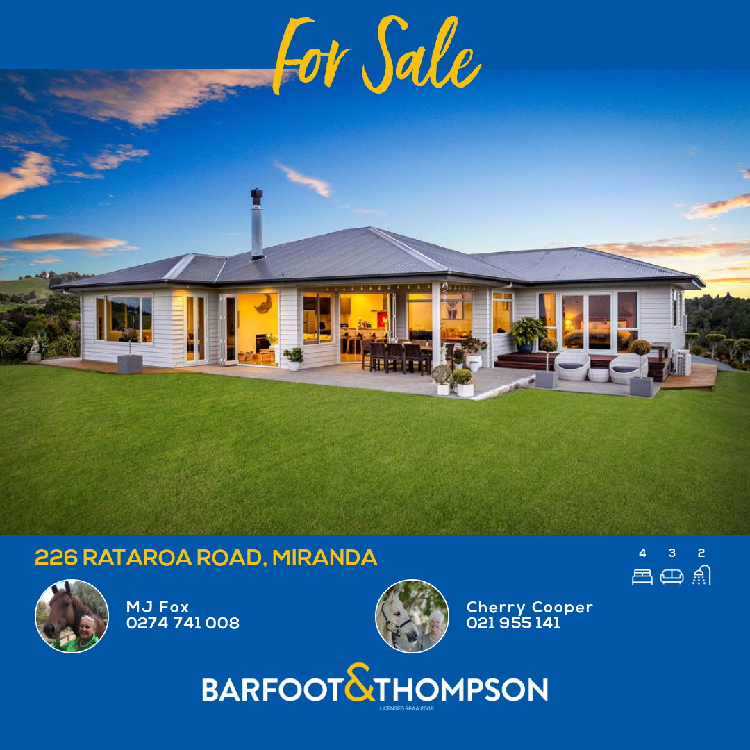 Barfoot and Thompson Papakura Facebook ad: 226 Rataroa Road, Miranda