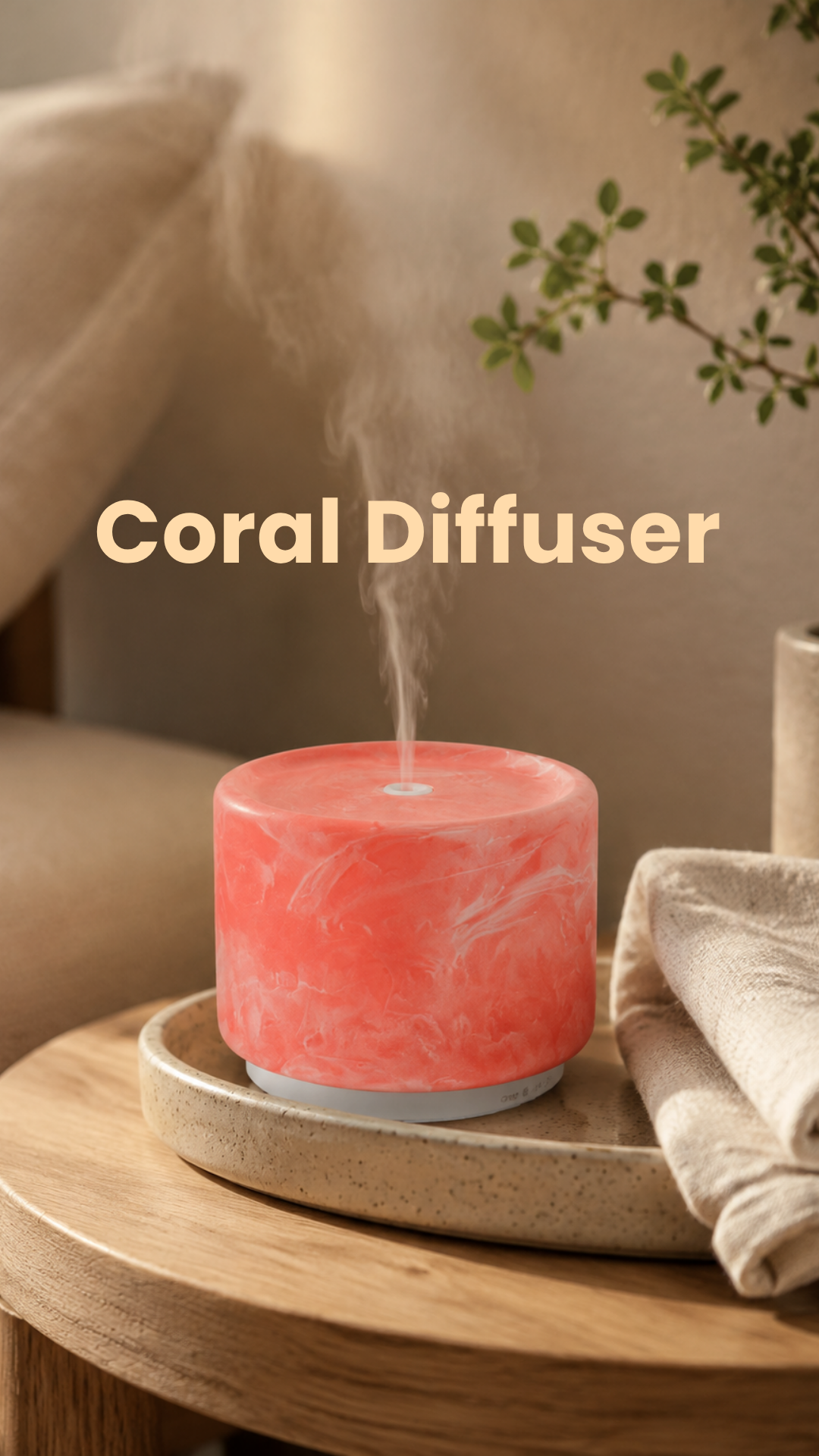 ECO. Modern Essentials Facebook ad: The Coral Diffuser Is Here