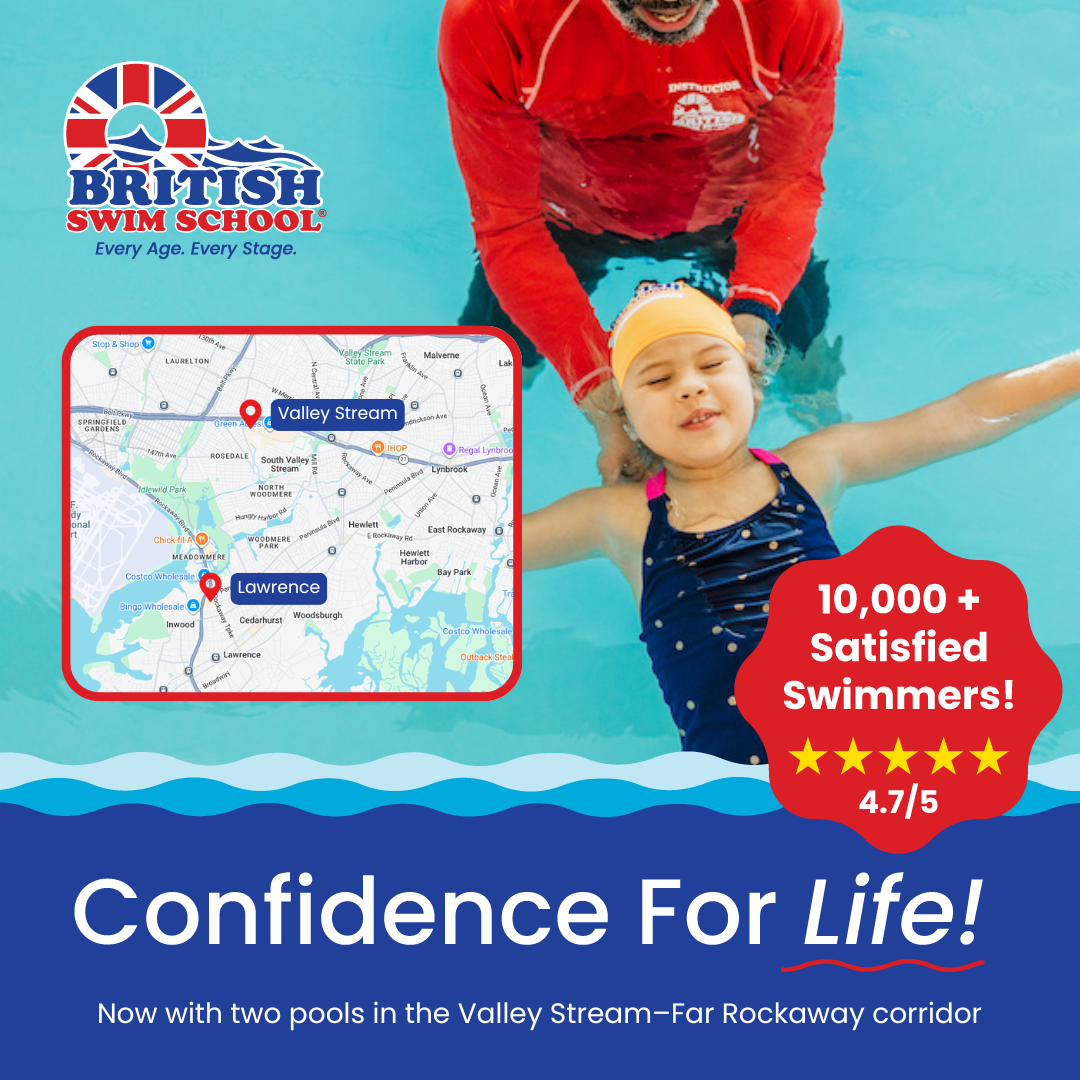 British Swim School - Bklyn Queens Nassau Facebook ad: The Most Trusted Swim School