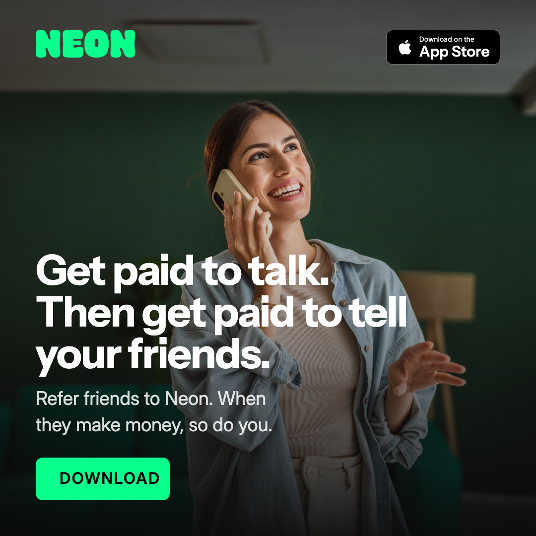 Neon Mobile Facebook ad